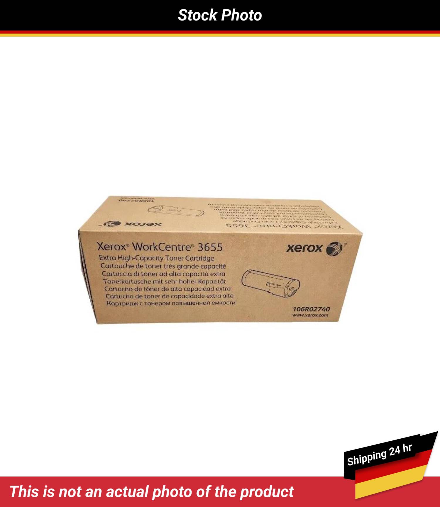 XEROX WORKCENTRE 3655 TONER CARTRIDGE BLACK 25.9K