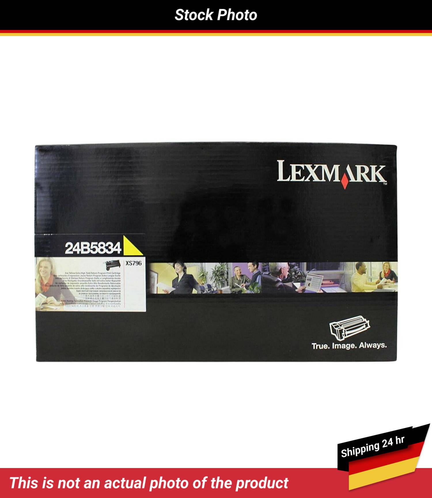 LEXMARK XS796 RP TONER CARTRIDGE YELLOW 18K