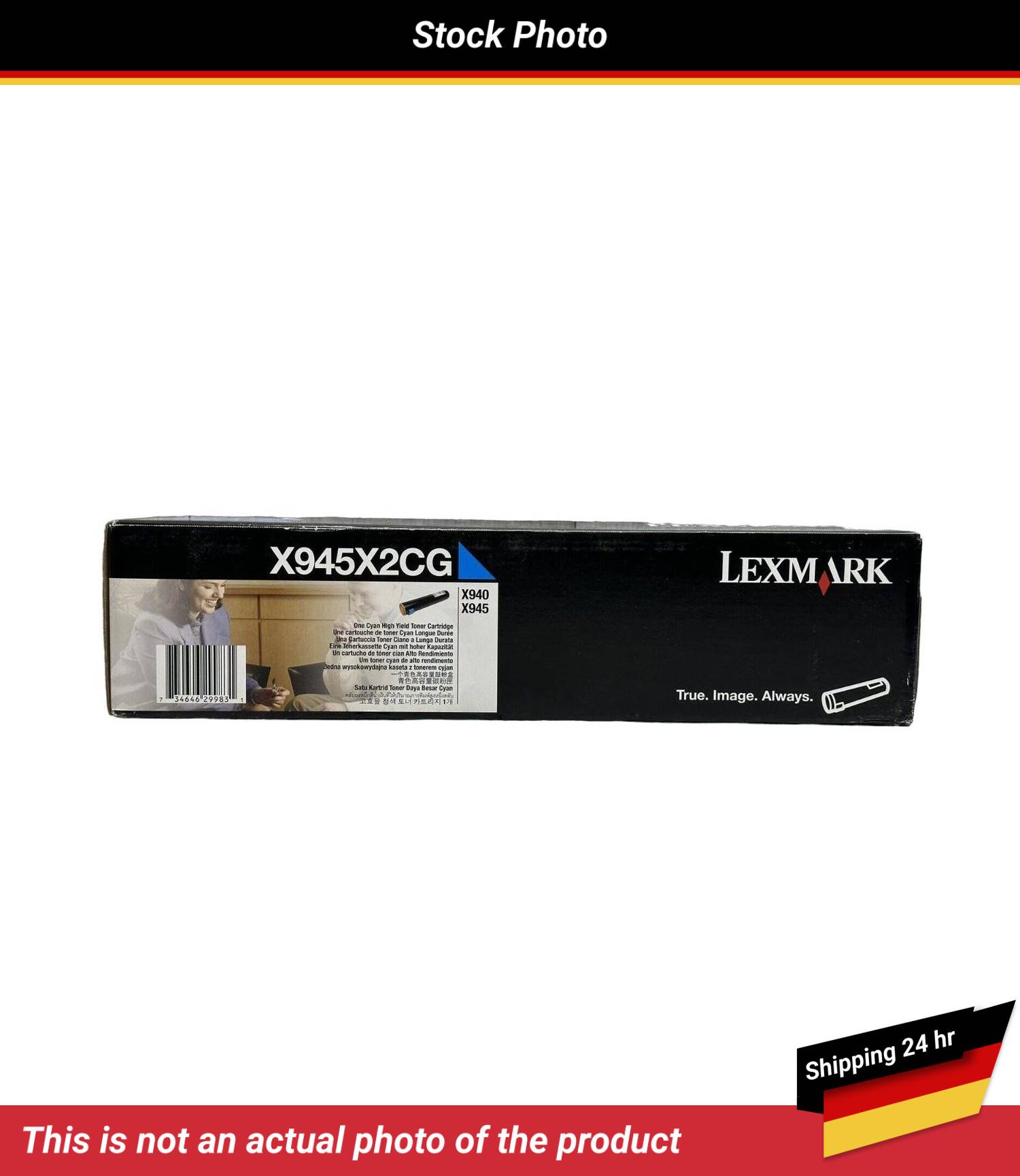 LEXMARK X940E TONER CARTRIDGE CYAN 22K