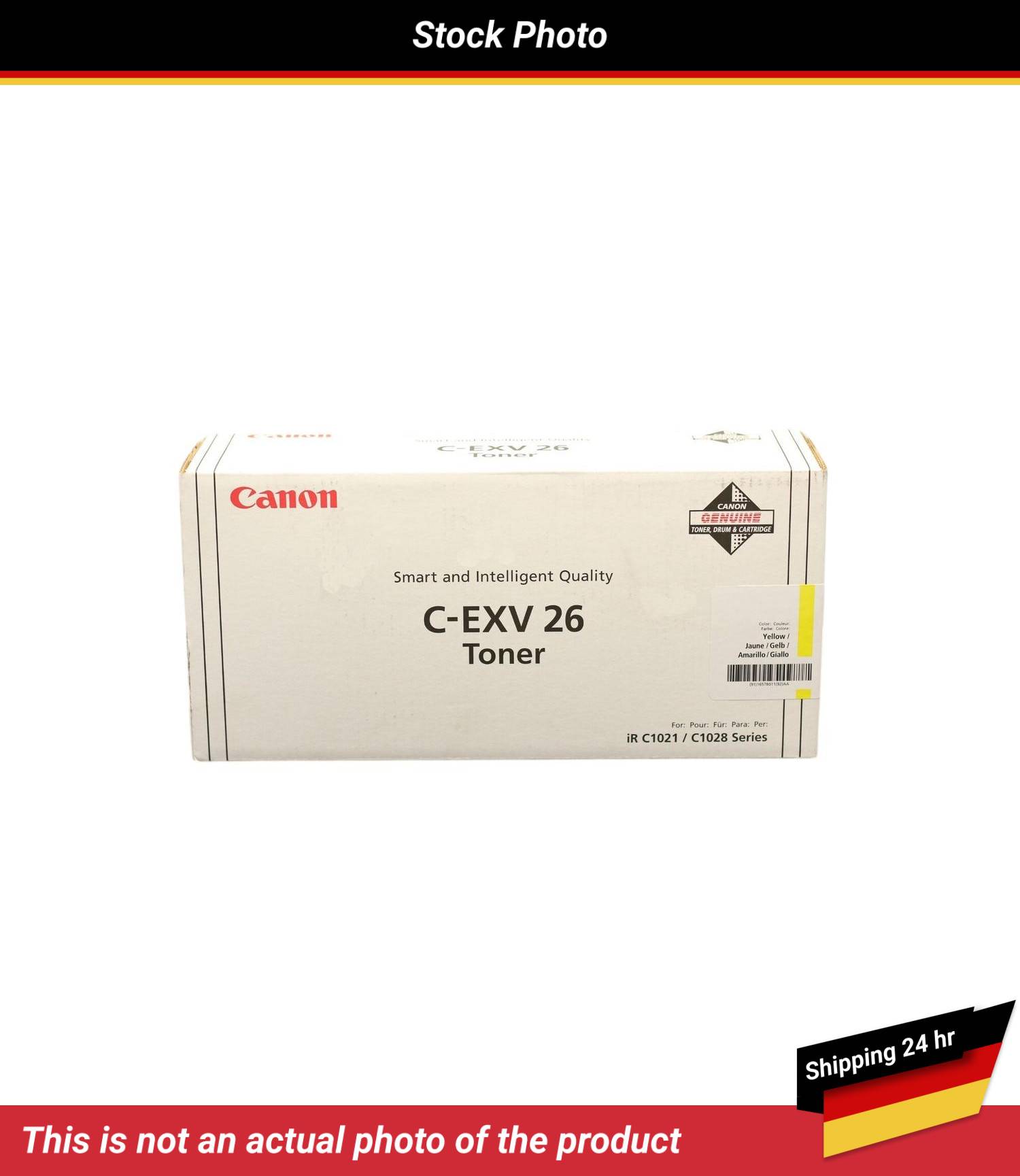 CANON C-EXV26 TONER CARTRIDGE YELLOW 6K