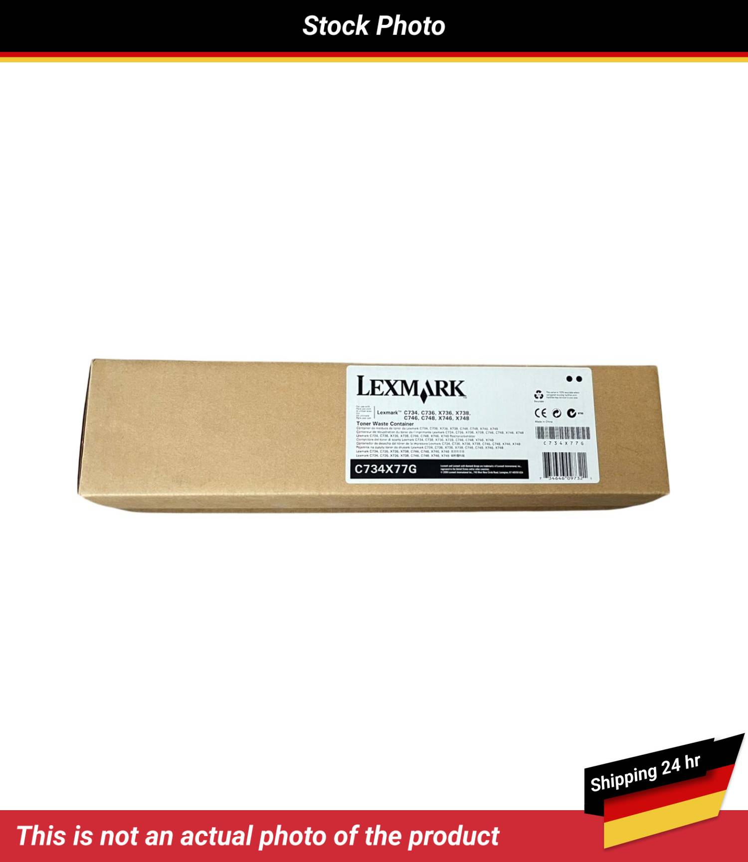 LEXMARK C734DN WASTE TONER BOX
