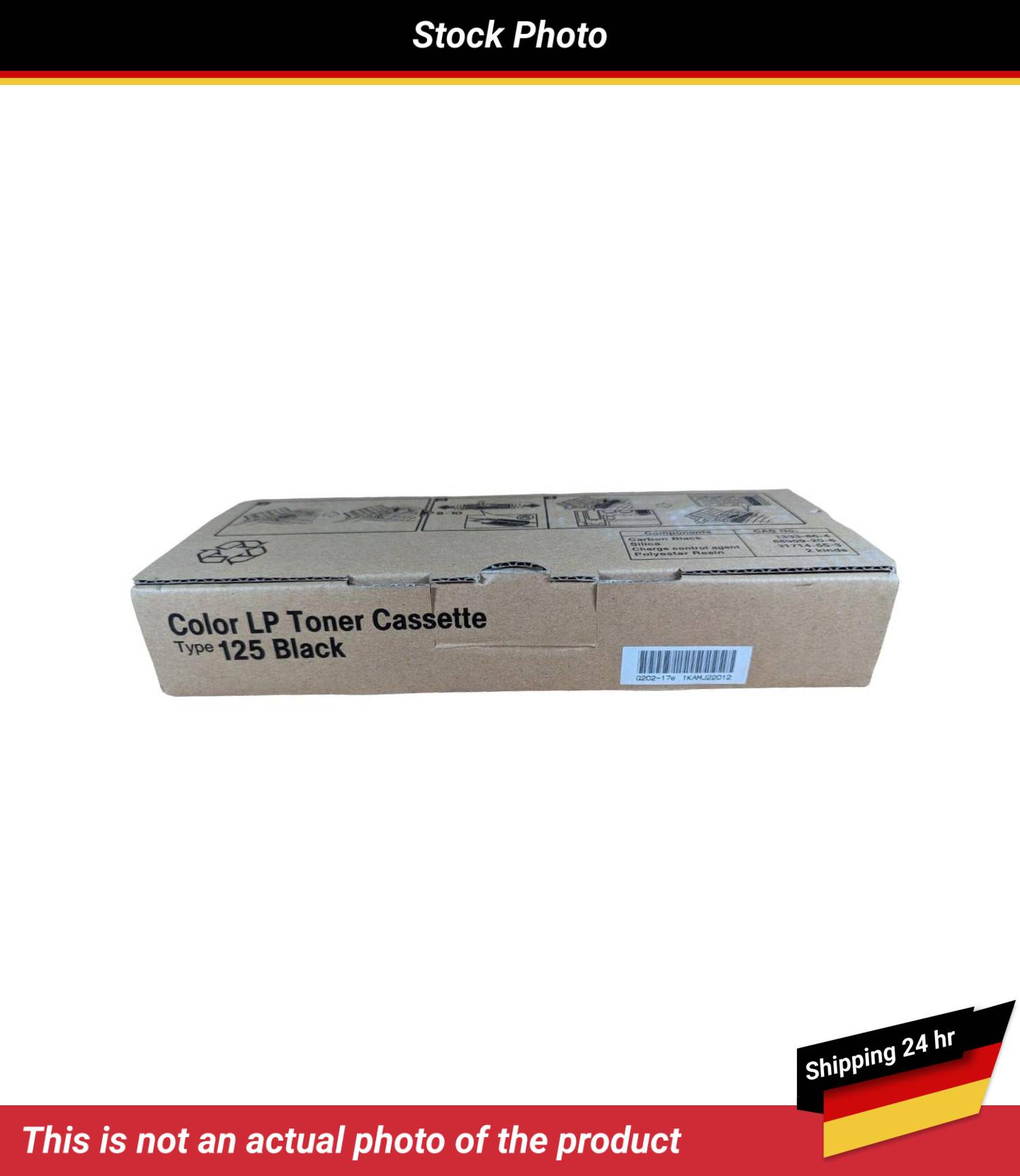 RICOH TYPE 125 TONER CASSETTE BLACK