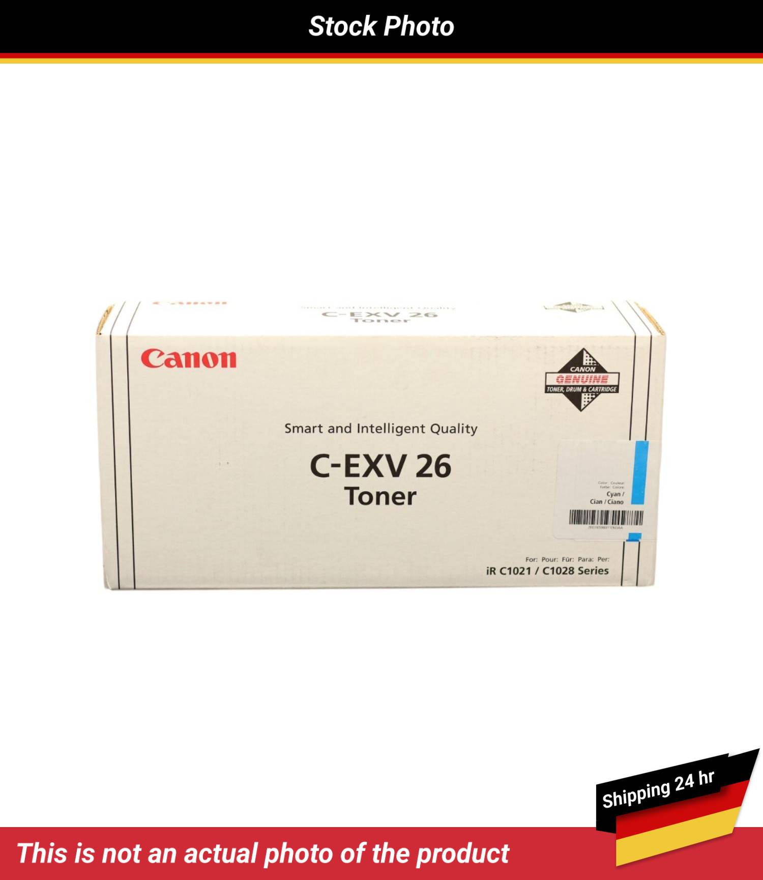 CANON C-EXV26 TONER CARTRIDGE CYAN 6K