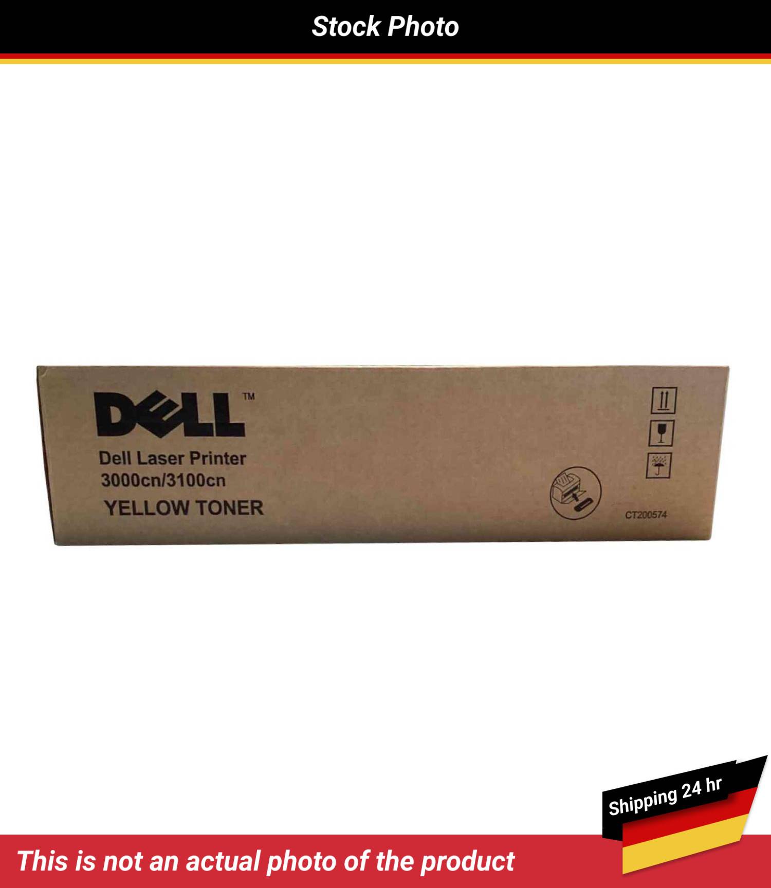 DELL 3000CN 3100CN TONER CART YELLOW 2K