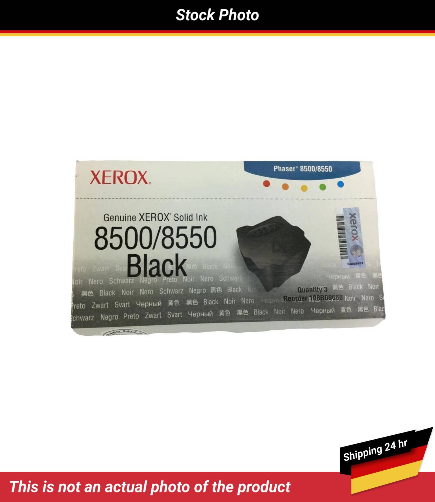 XEROX PHASER 8500 8550 SOLID INK BLACK
