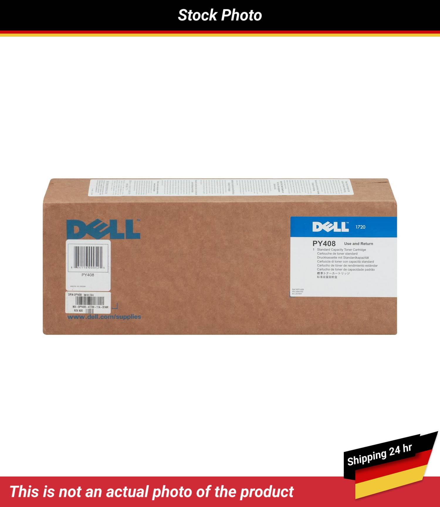 DELL 1720 TONER CARTRIDGE BLACK RP 3K