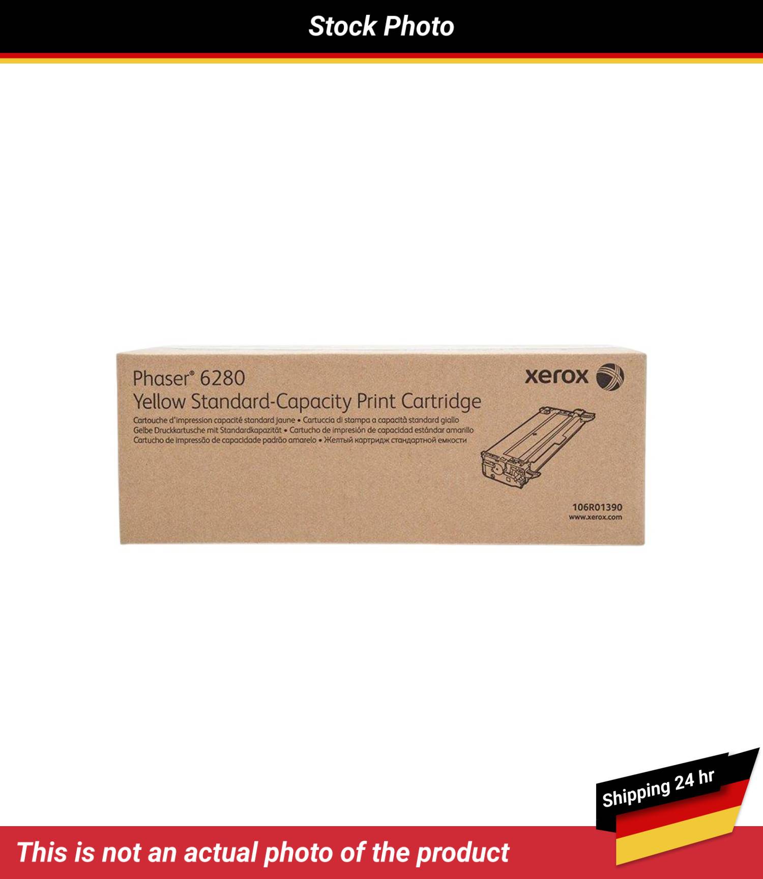 XEROX PHASER 6280 PRINT CTG YELLOW 2.2K