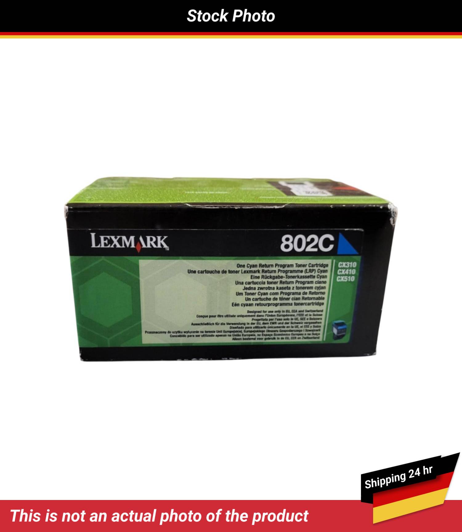 LEXMARK 802C TONER CARTRIDGE CYAN RP