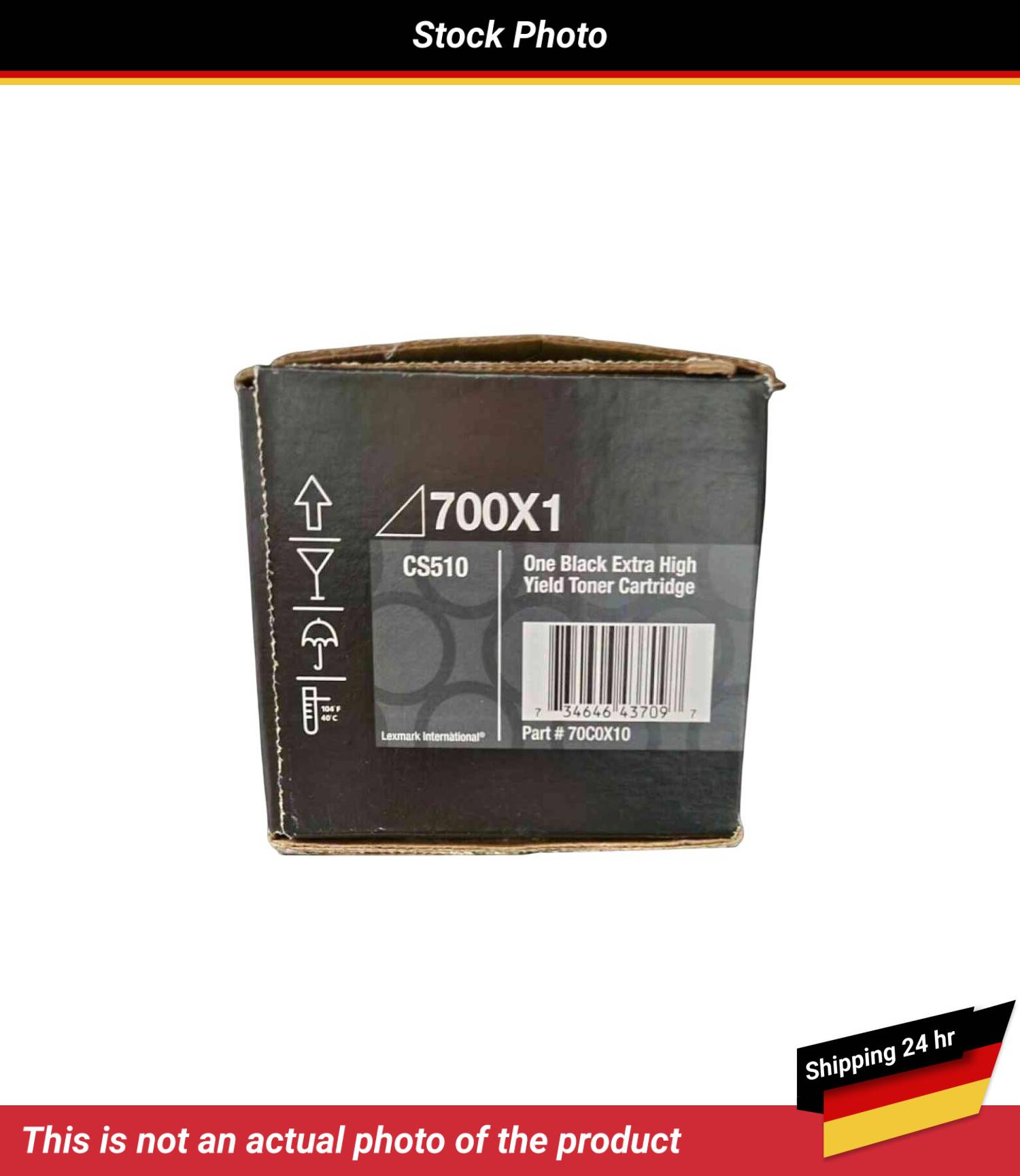 LEXMARK CS510 TONER CARTRIDGE BLACK 8K
