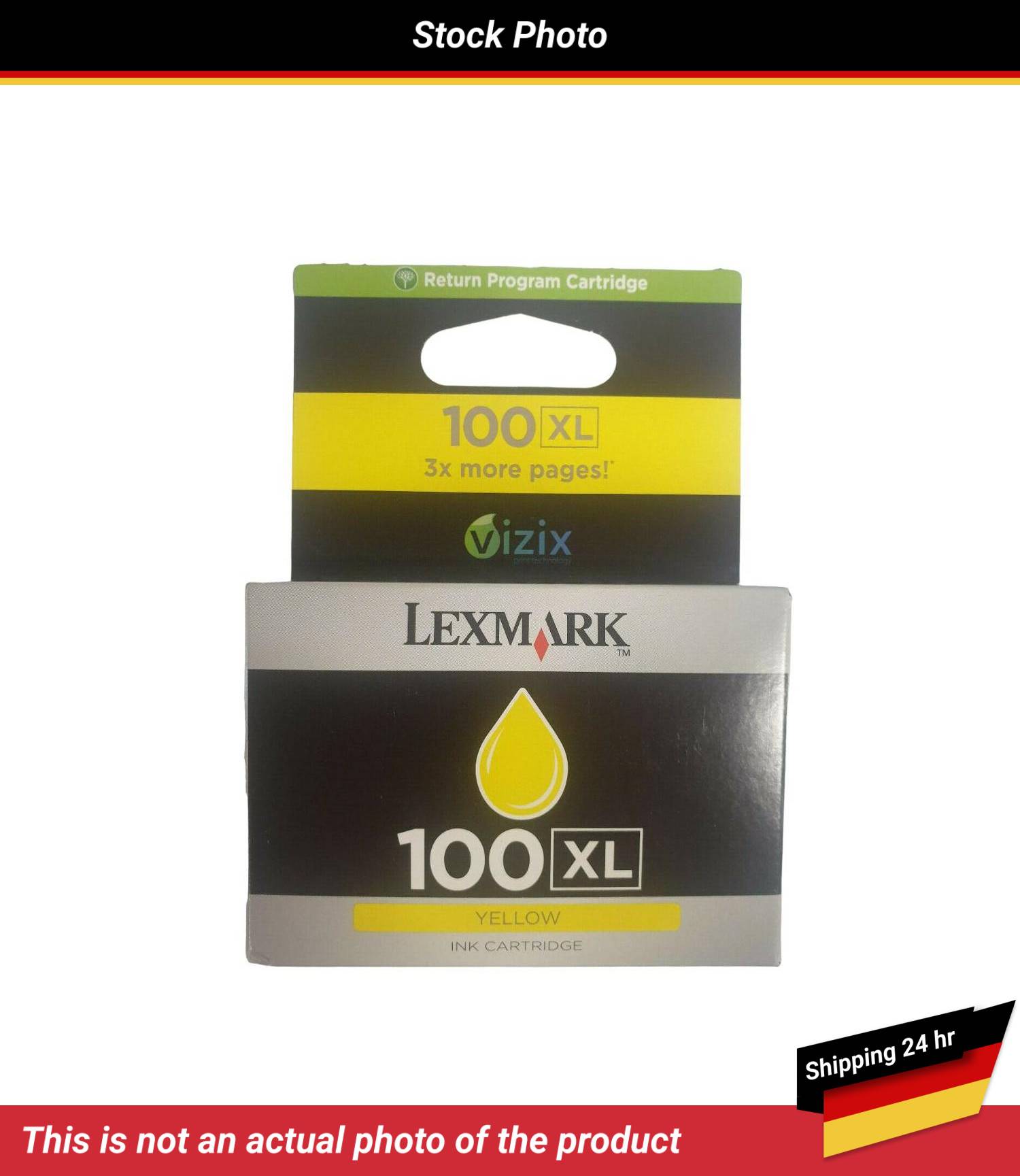LEXMARK 100XL INK CARTRIDGE YELLOW RP