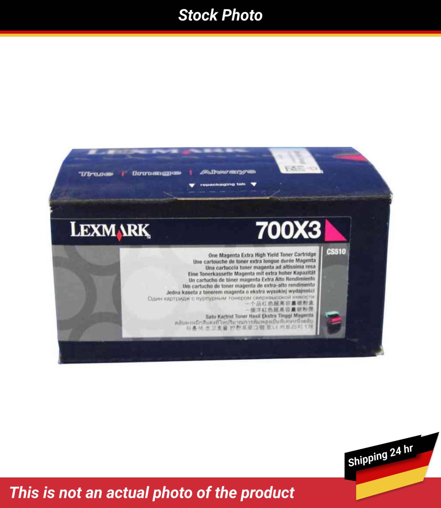 LEXMARK 700X3 TONER CARTRIDGE MAGENTA 4K