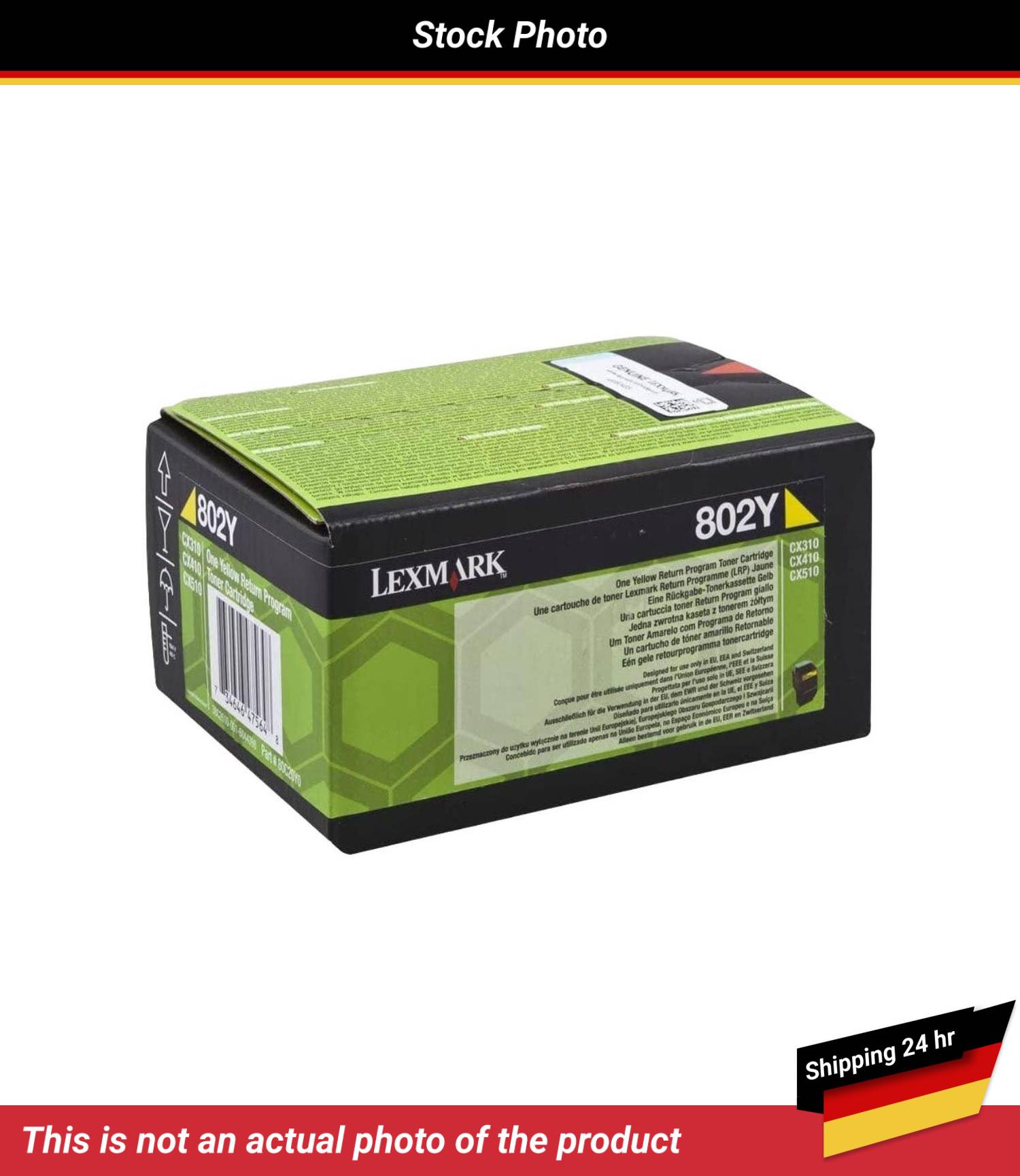 LEXMARK 802Y TONER CARTRIDGE YELLOW RP