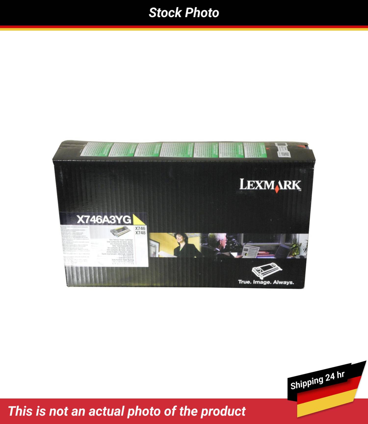 LEXMARK X746 CORPORATE TONER CARTRIDGE YELLOW