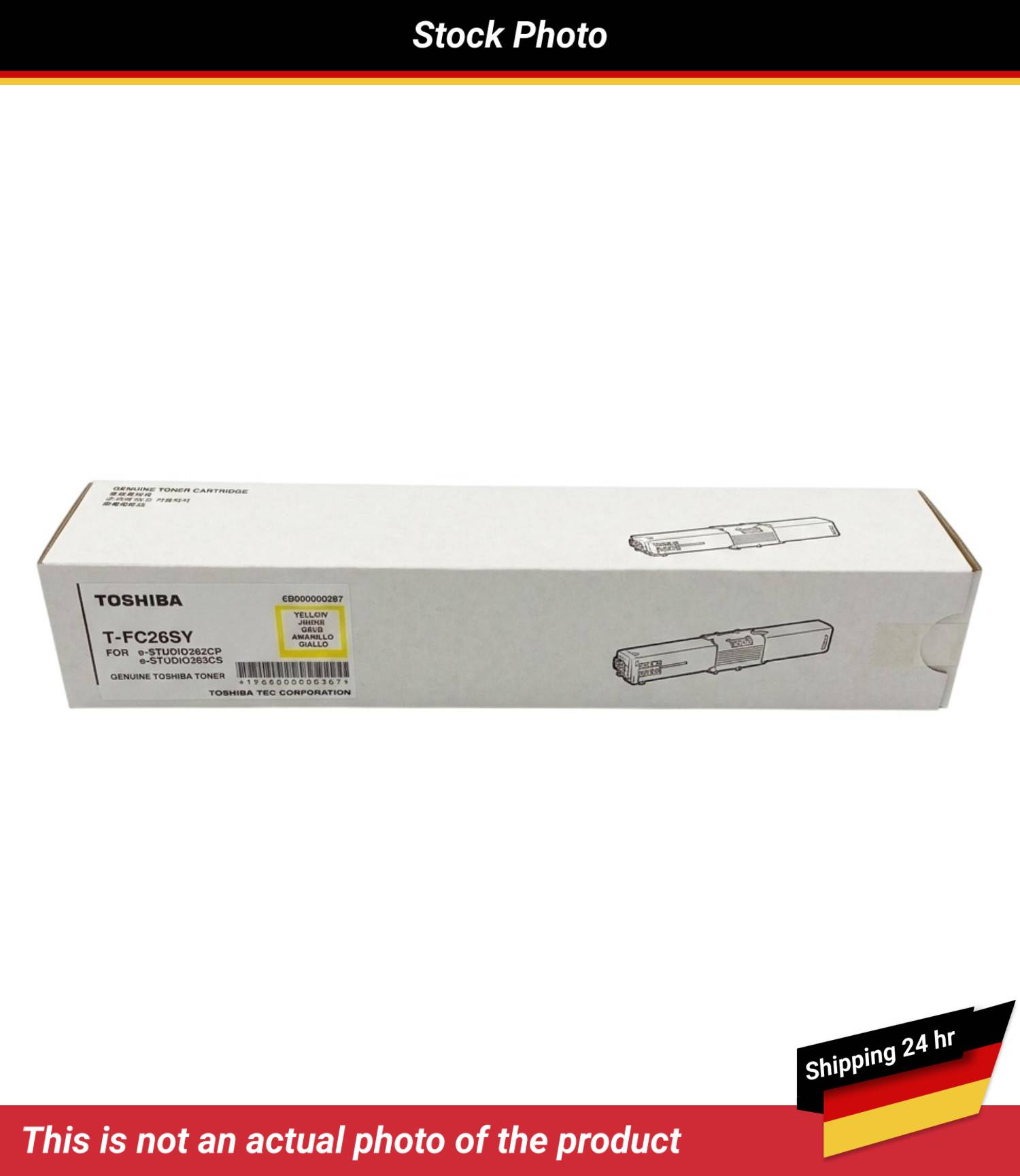 TOSHIBA E-STUDIO 263CS TONER CARTRIDGE YELLOW