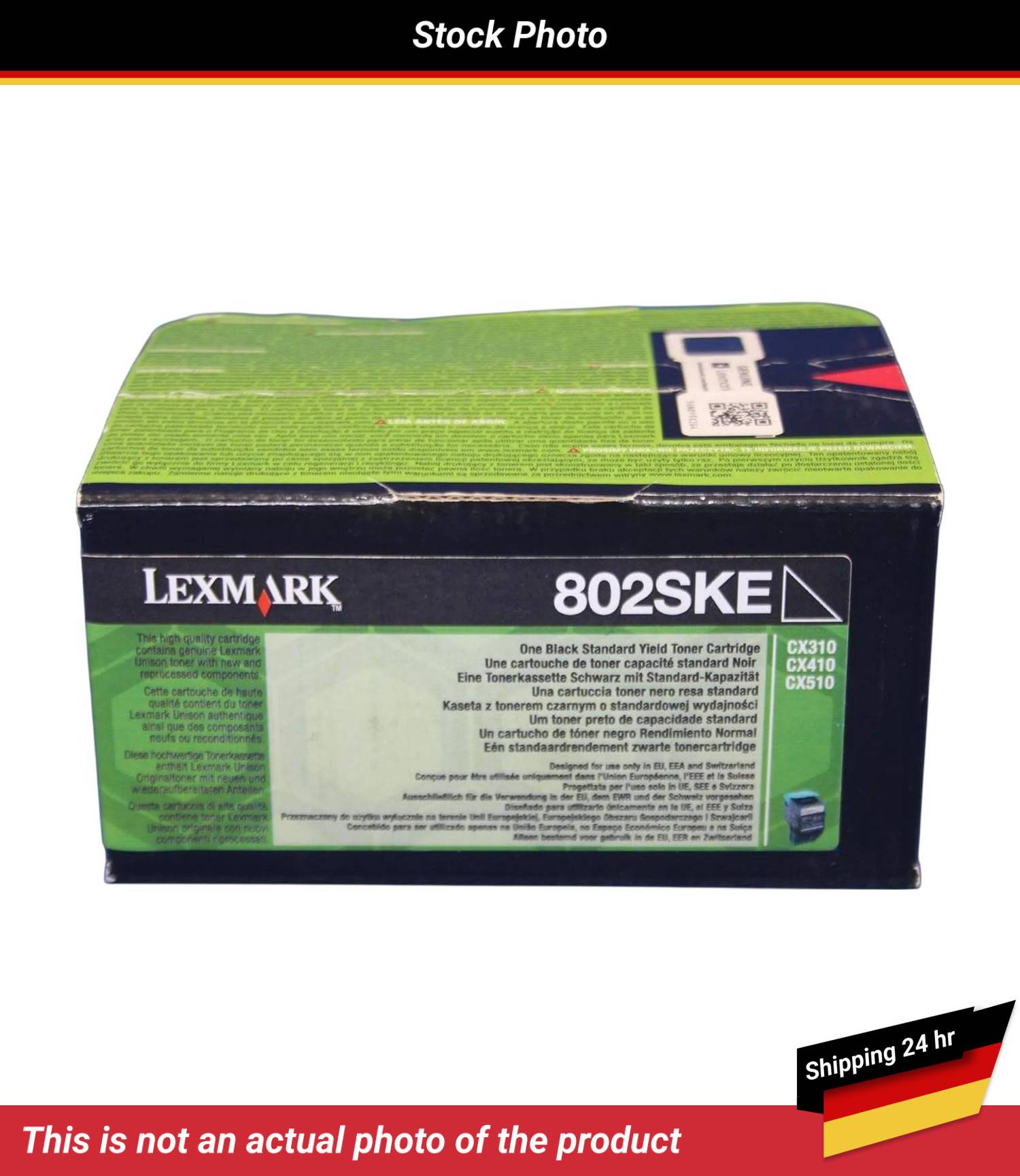 LEXMARK 802SKE CORPORATE TONER CARTRIDGE BLACK 2.5K