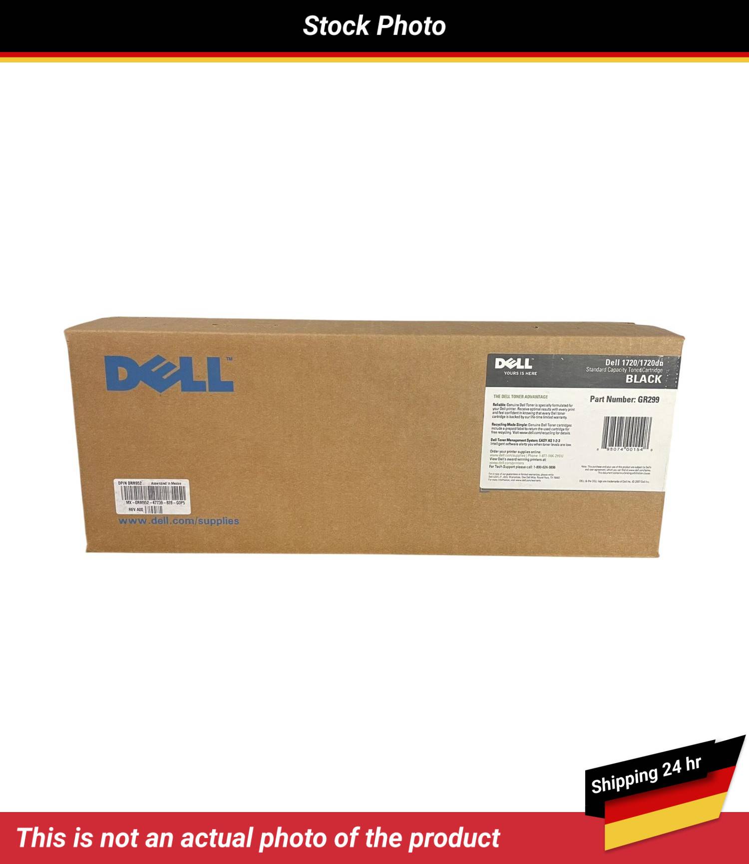 DELL 1720 TONER CARTRIDGE BLACK 3K