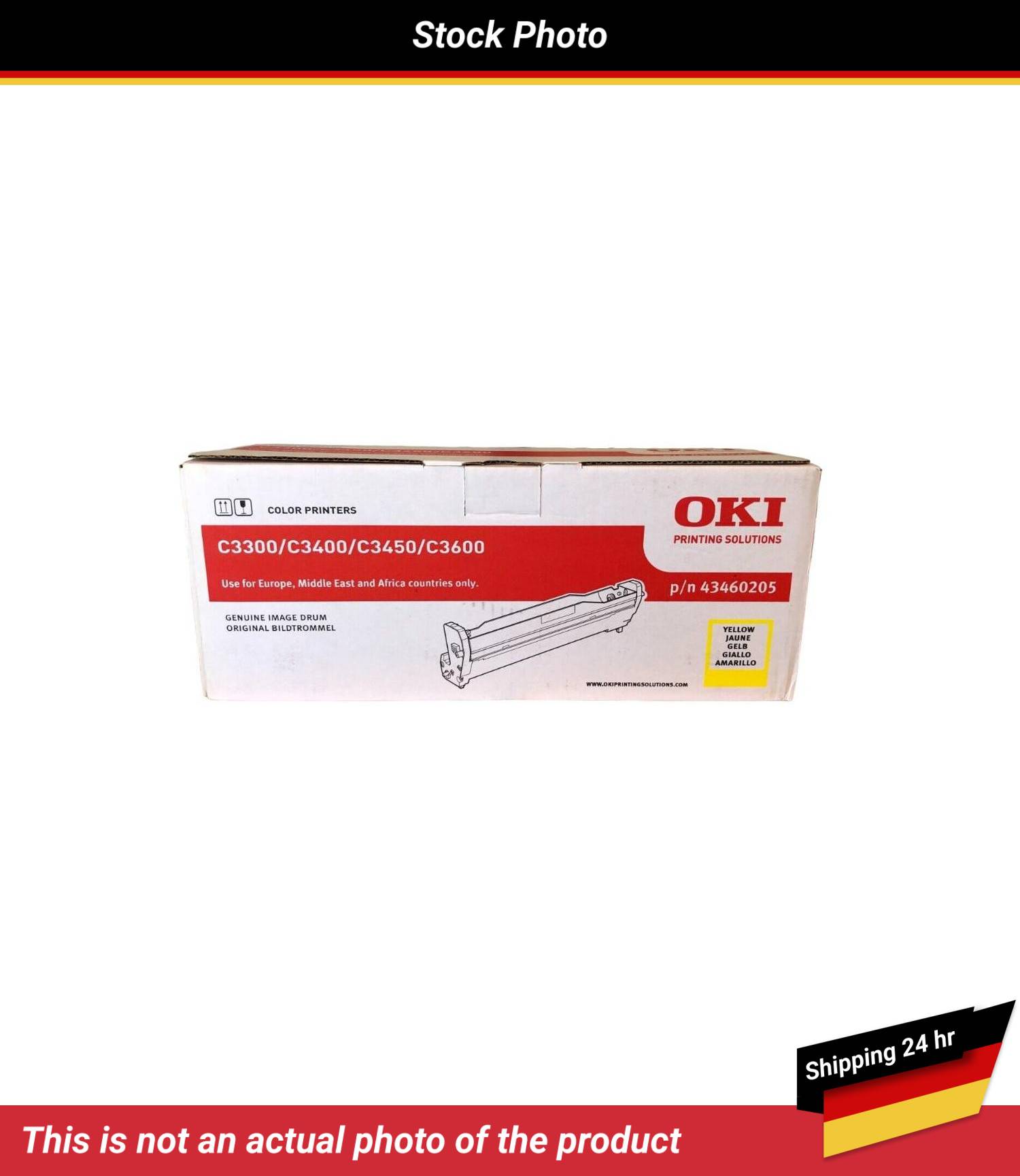 OKI C3300 C3400 IMAGE DRUM YELLOW