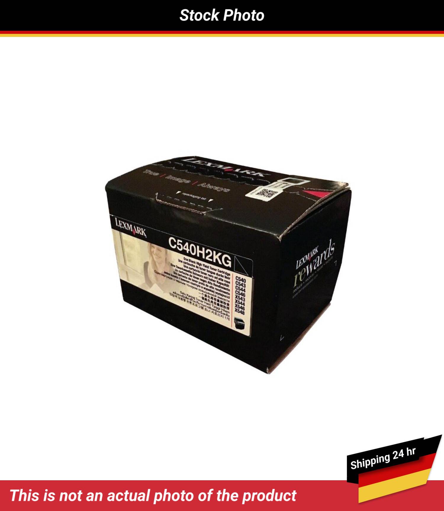 LEXMARK C540 C543 TONER CARTRIDGE BLACK 2.5K