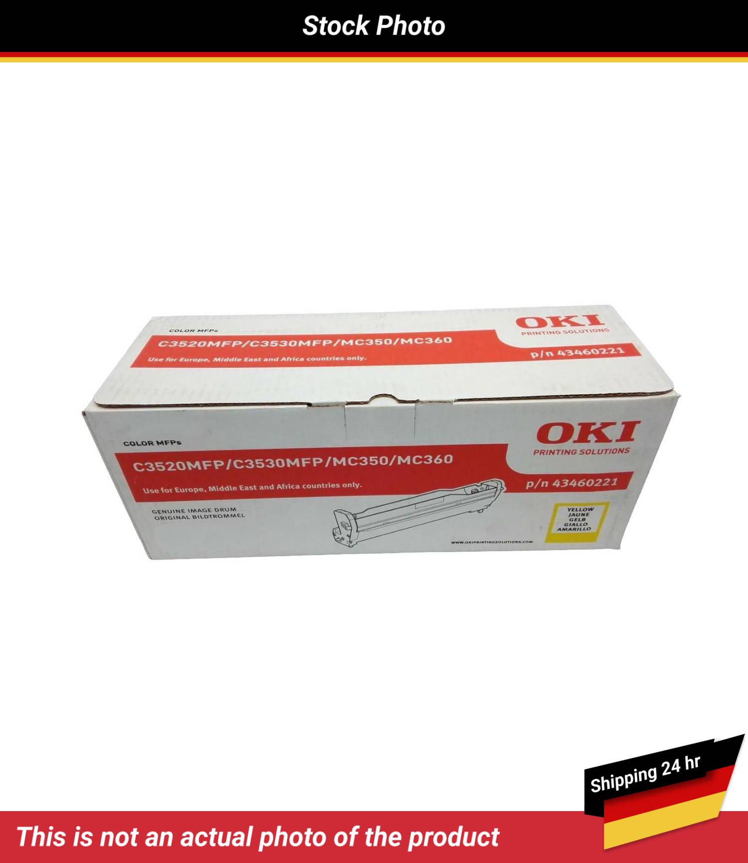 OKI C3520 C3530 IMAGE DRUM YELLOW