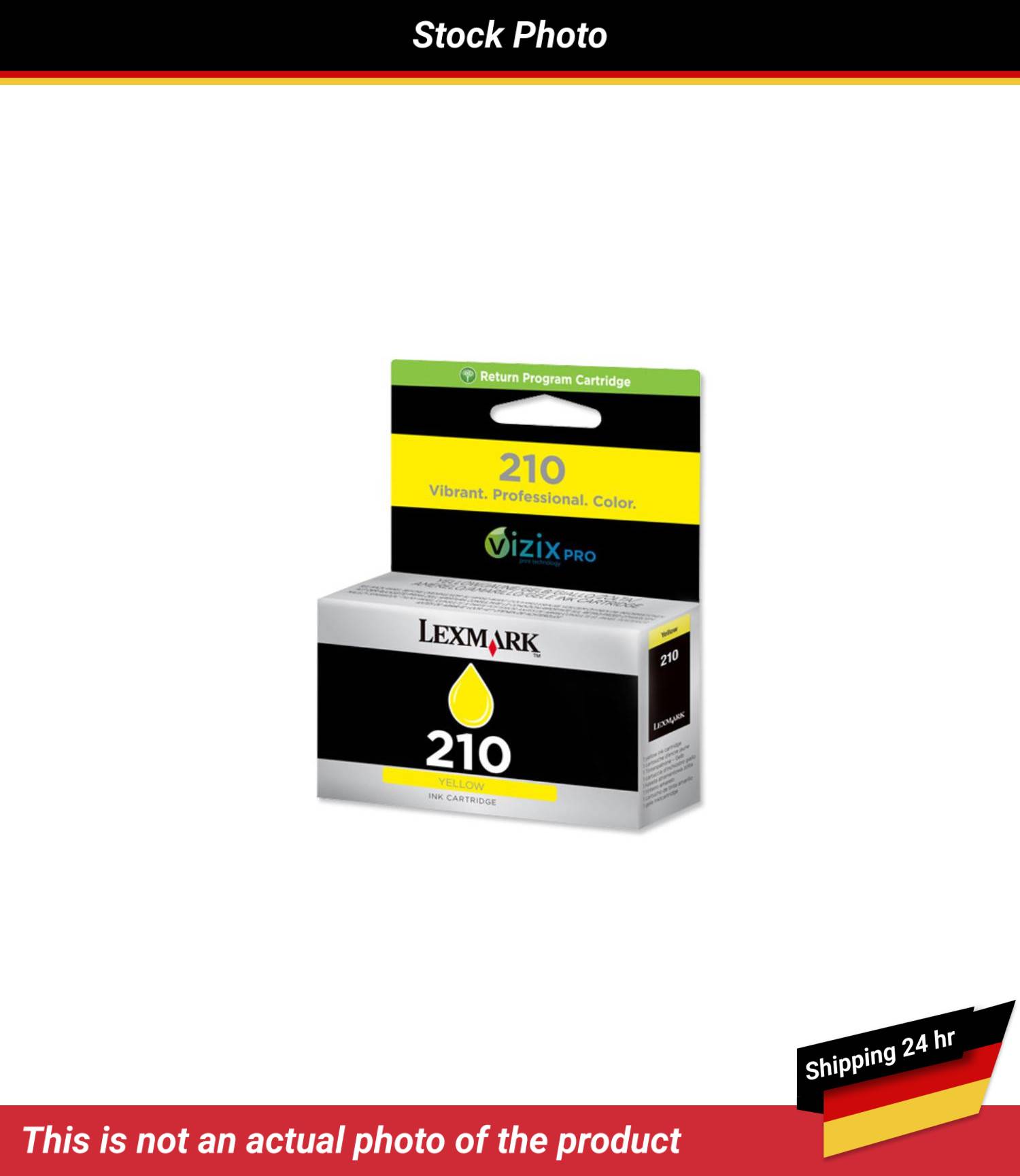 LEXMARK 210 INK CARTRIDGE YELLOW RP