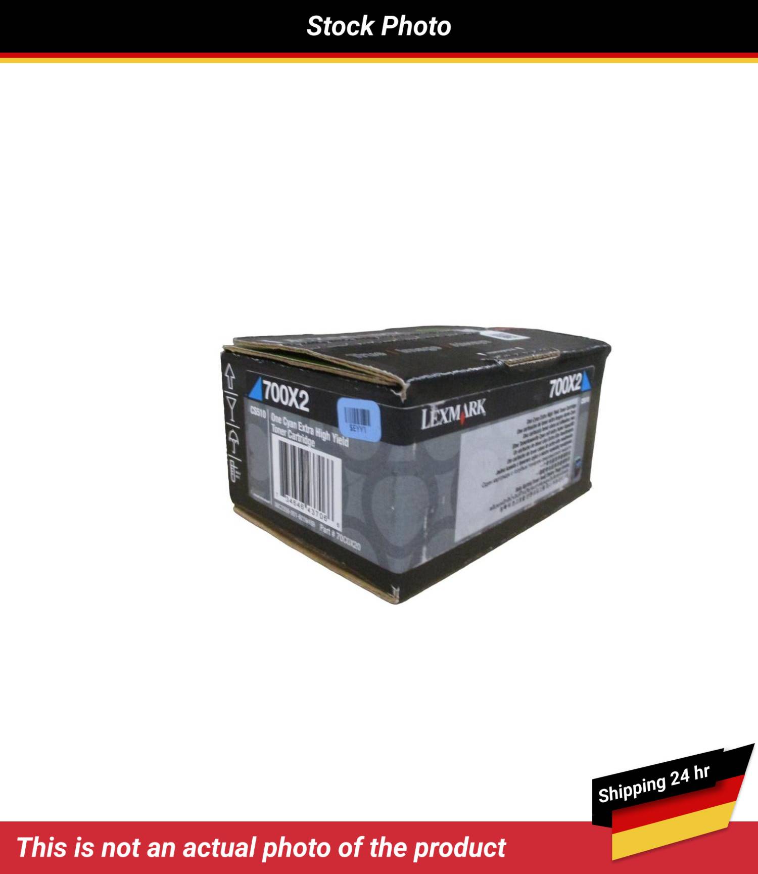 LEXMARK 700X2 TONER CARTRIDGE CYAN 4K