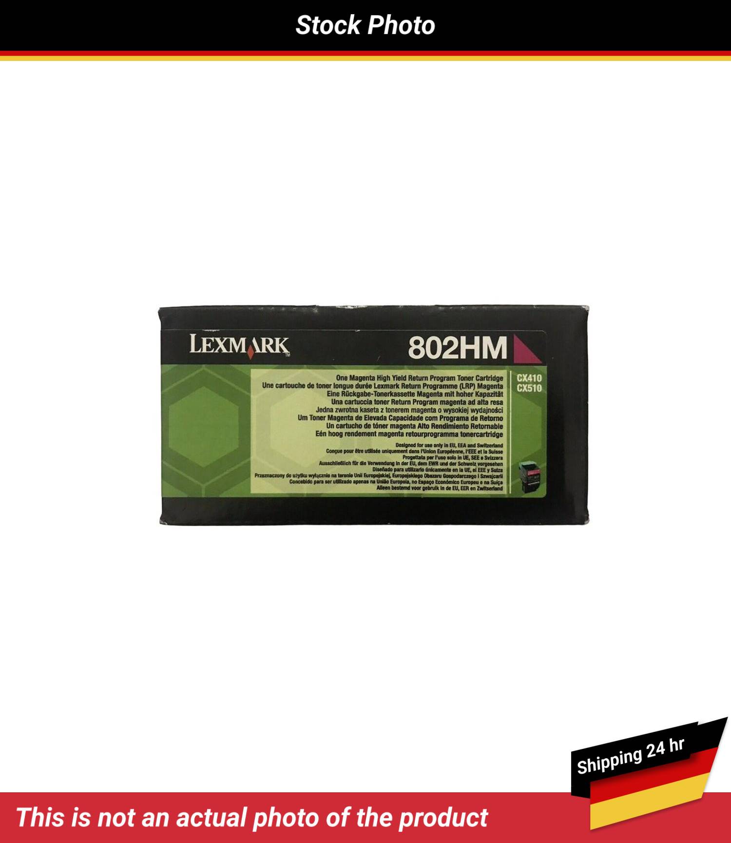 LEXMARK 802HM RP TONER CART MAGENTA 3K