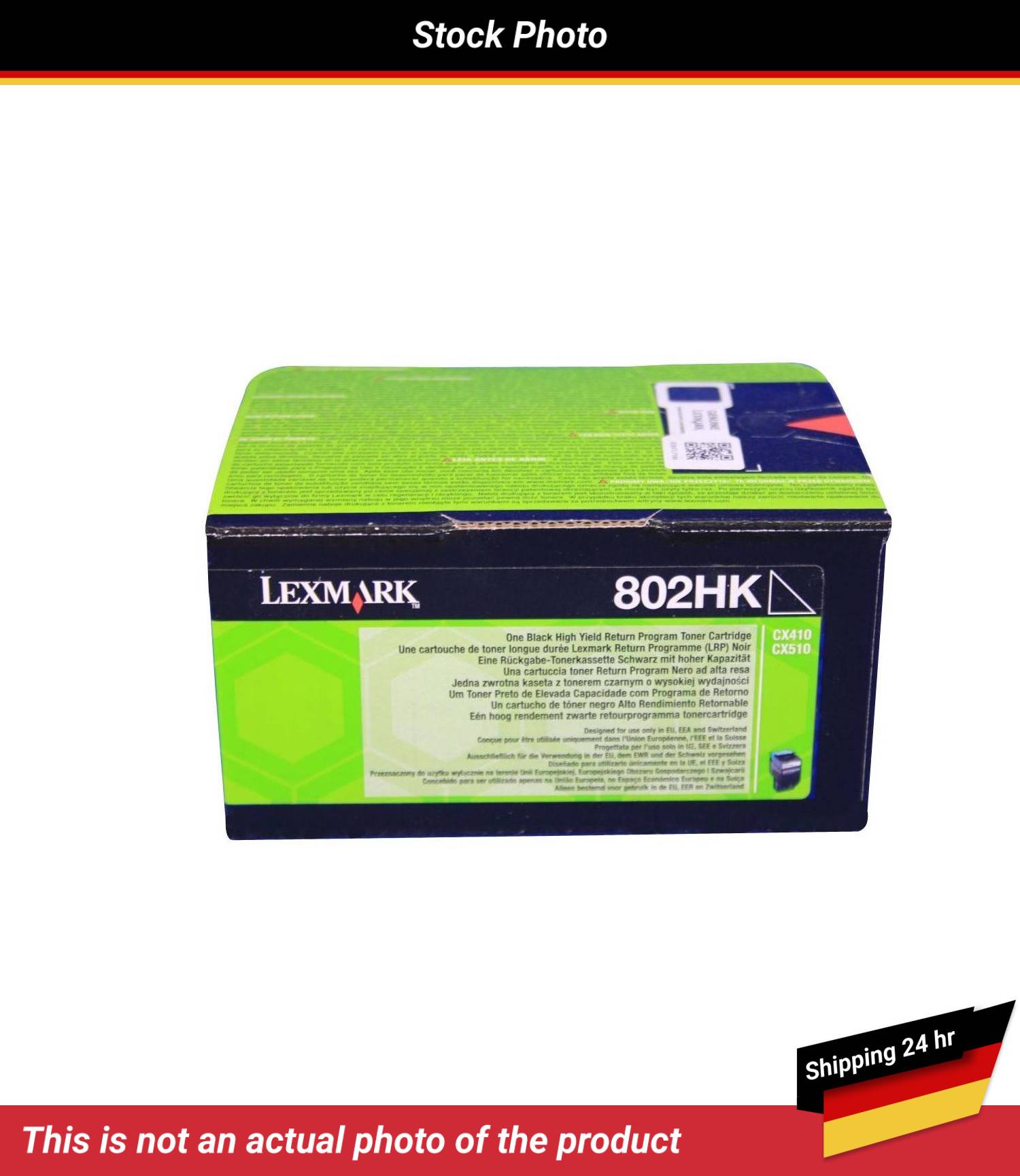 LEXMARK 802HK RP TONER CARTRIDGE BLACK 4K