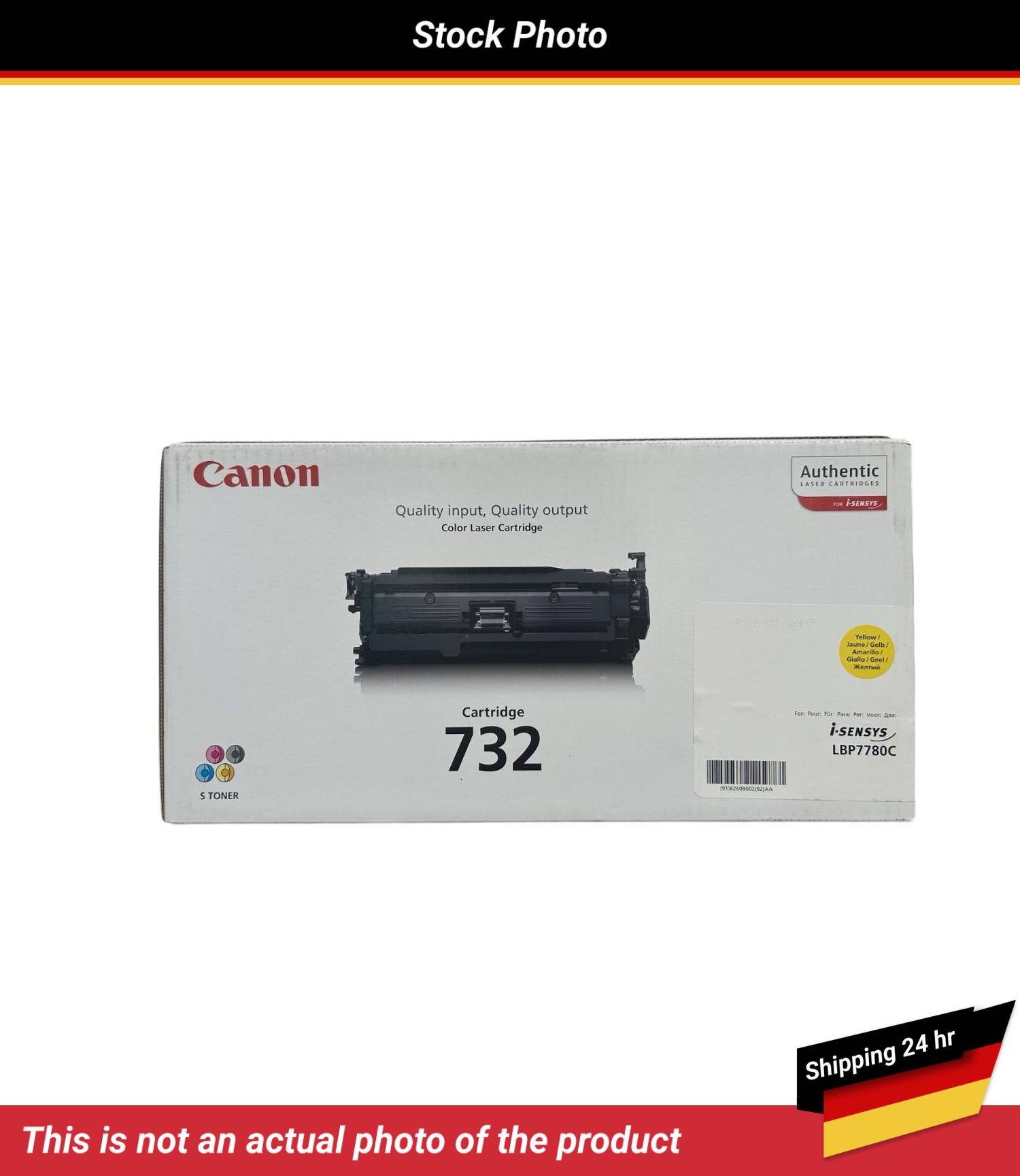 CANON 732 TONER CARTRIDGE YELLOW