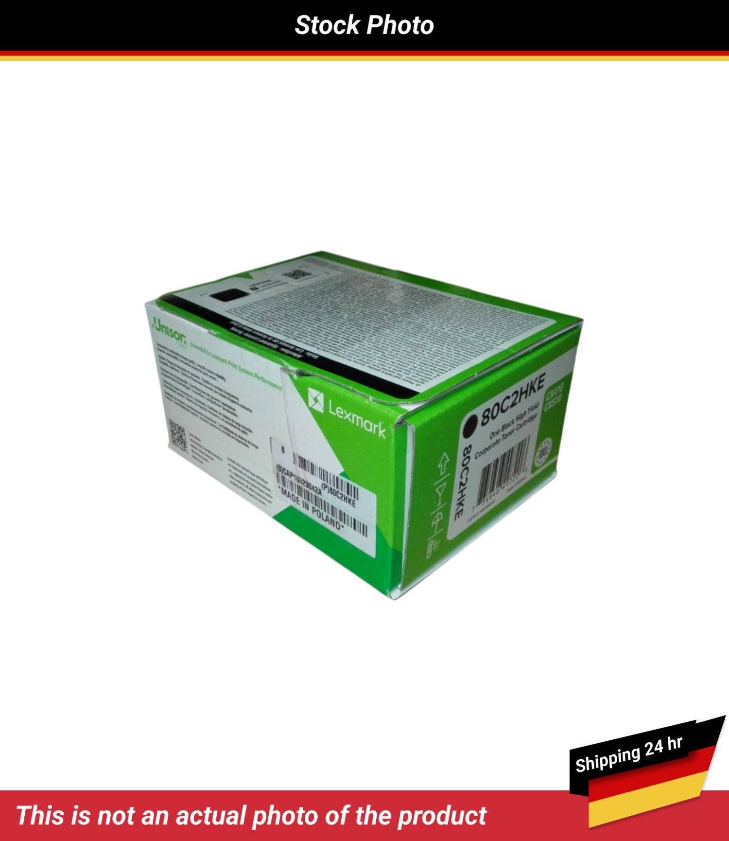 LEXMARK 802HKE RP TONER BLACK HIGH YIELD CORP