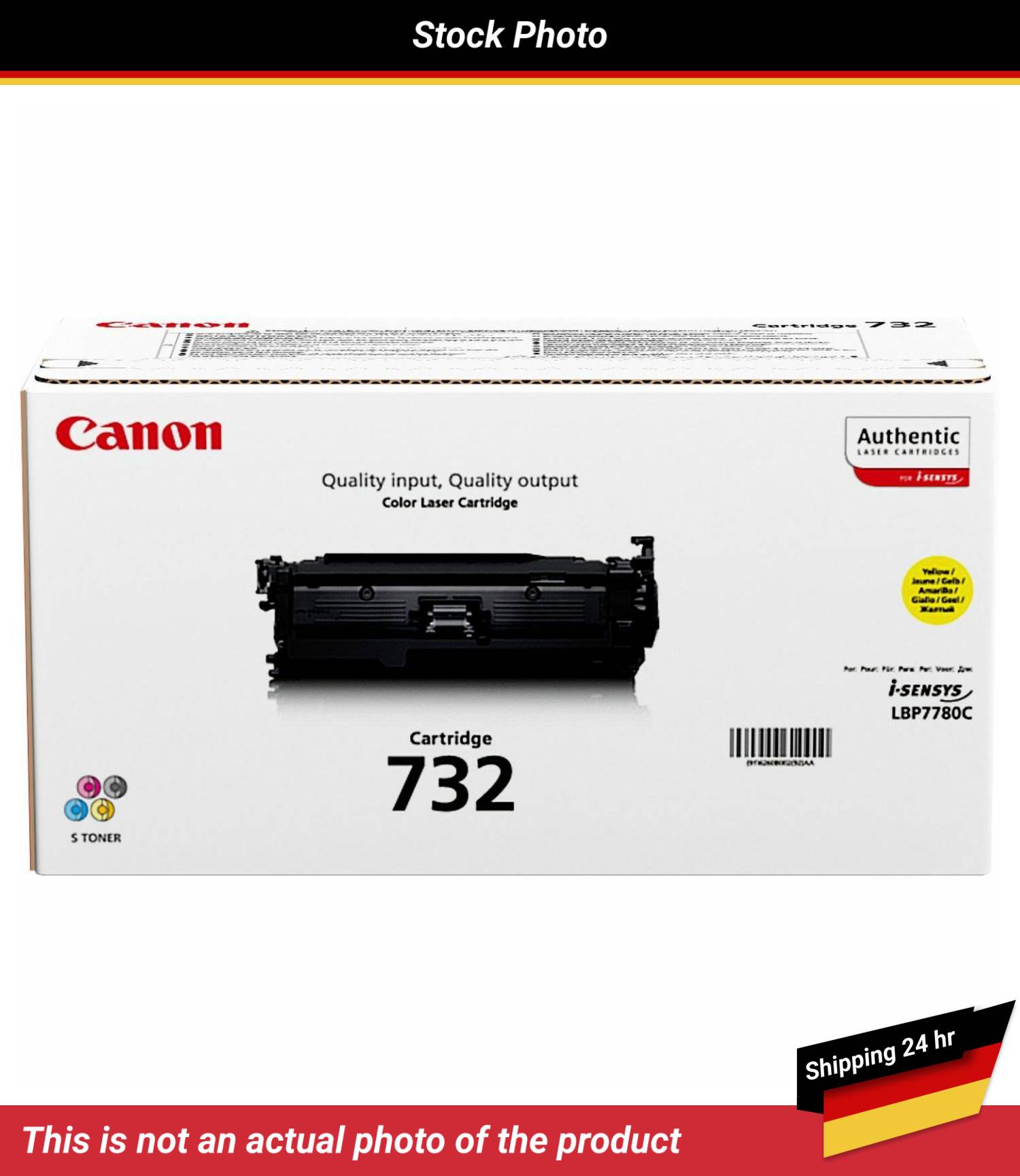 CANON 732 TONER CARTRIDGE YELLOW