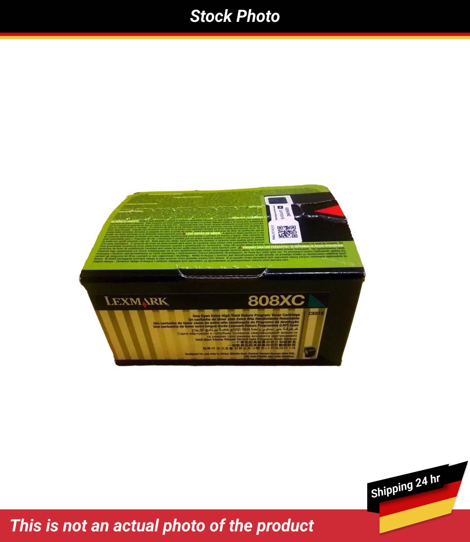 LEXMARK 808XC TONER CARTRIDGE CYAN RP 4K