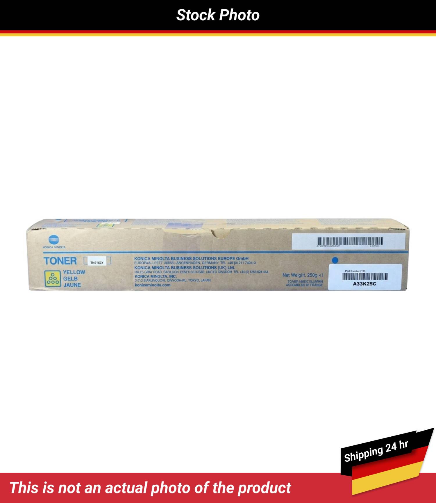 KONICA MINOLTA BIZHUB C454 TONER YELLOW 13K