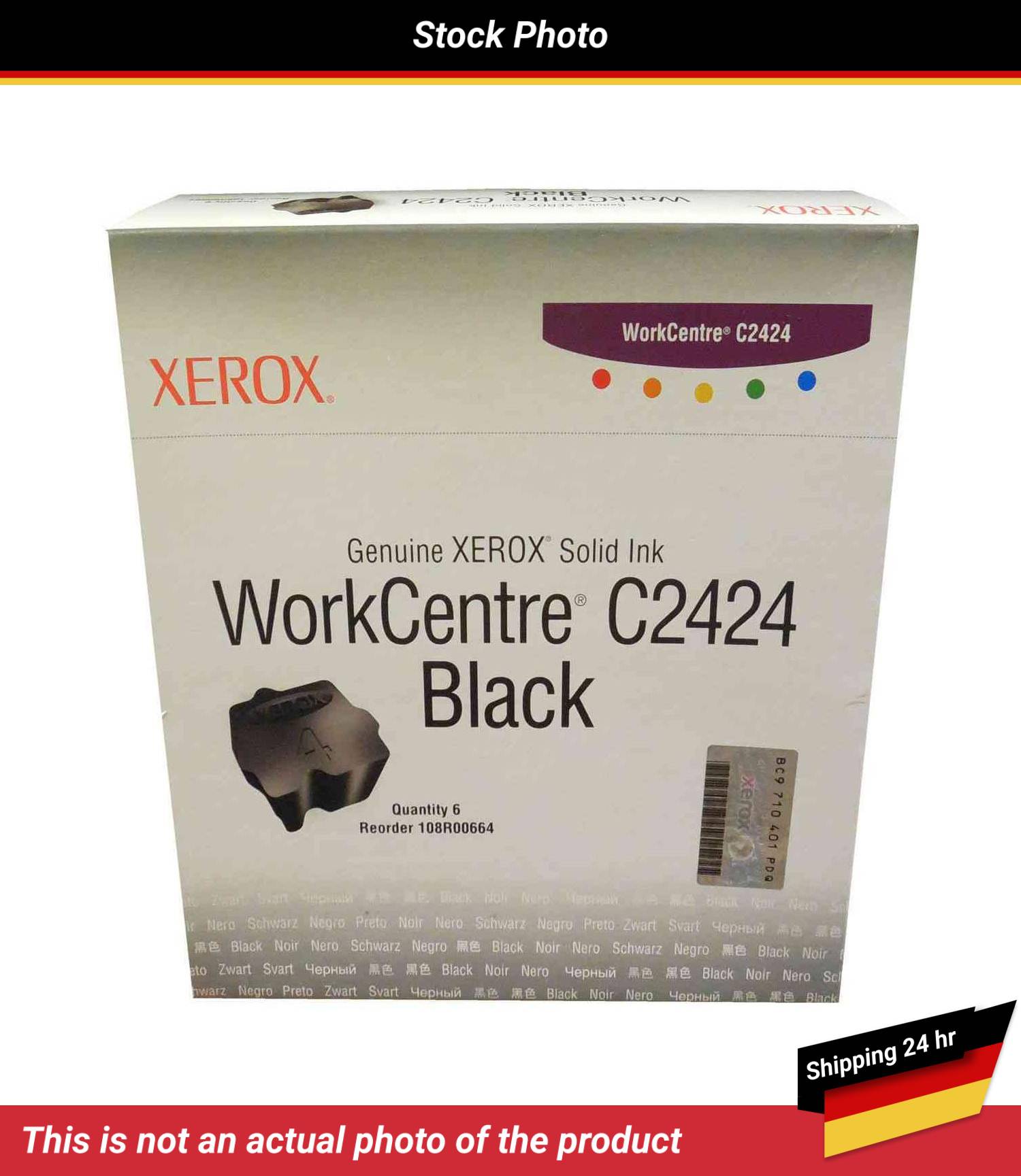 XEROX WORKCENTRE C2424 SOLID INK BLACK
