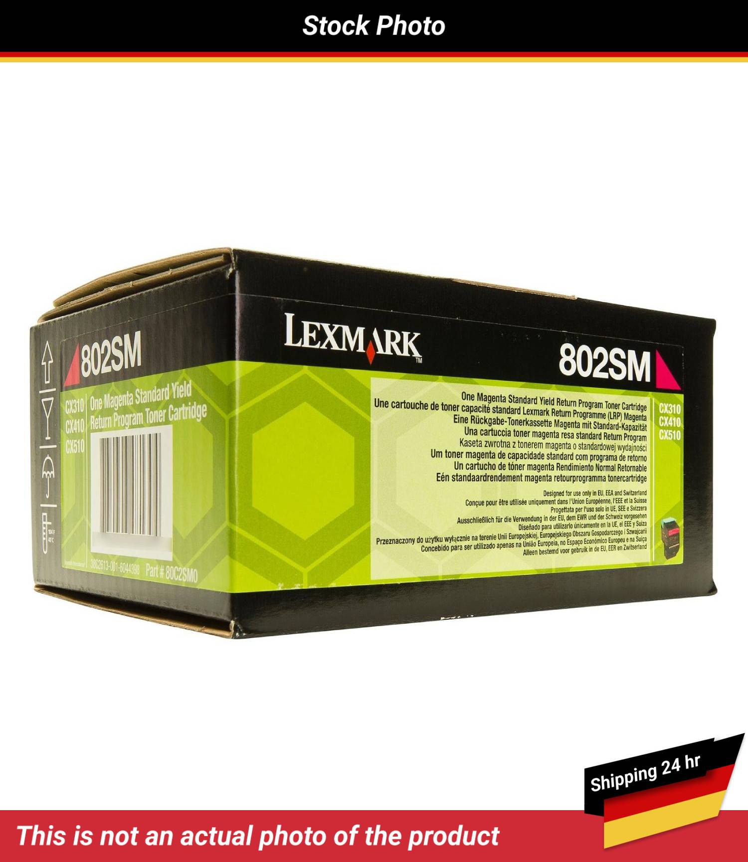 LEXMARK 802SM RP TONER CART MAGENTA 2K