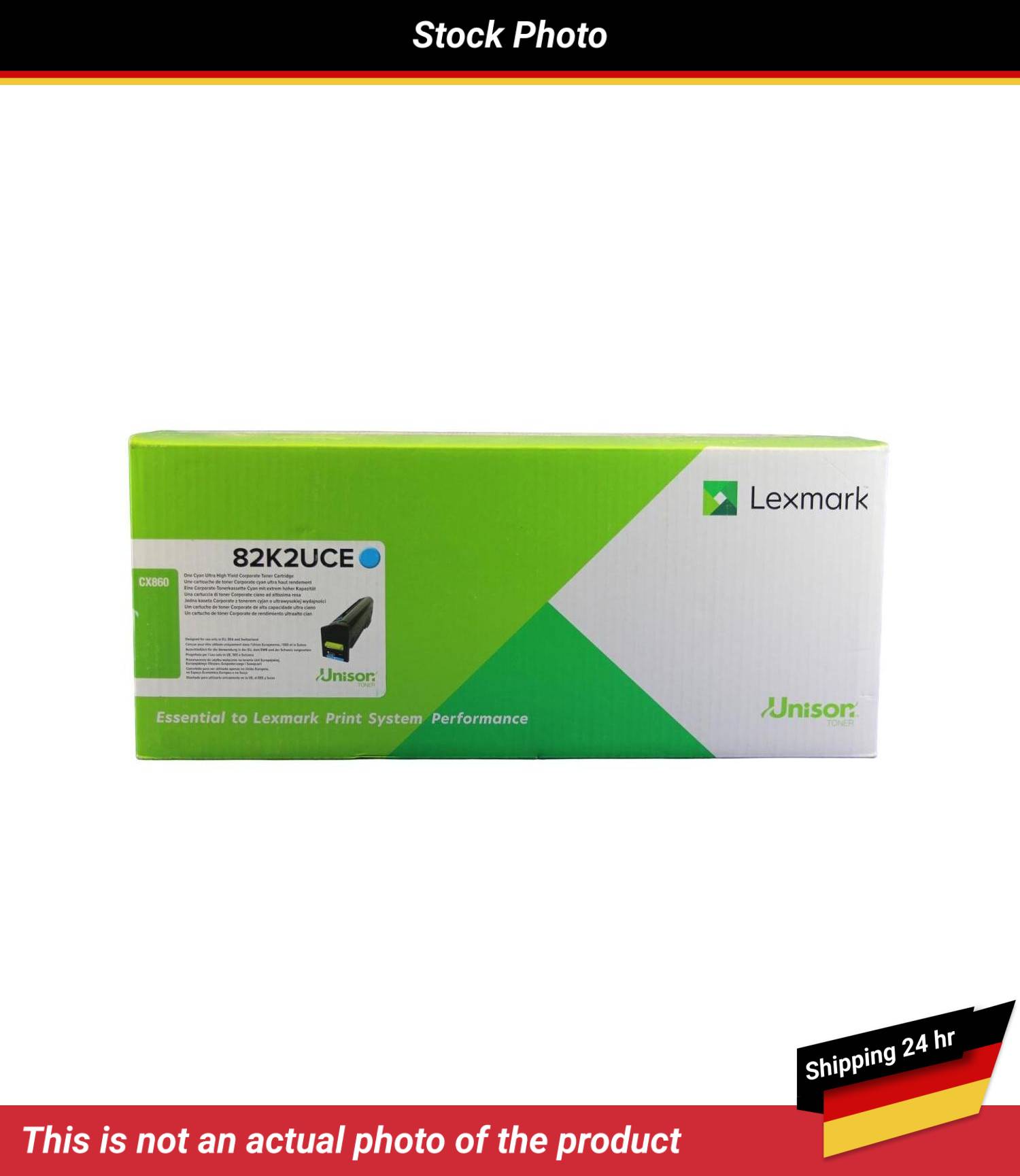 LEXMARK CX860DE CORPORATE TONER CARTRIDGE CYAN 55K