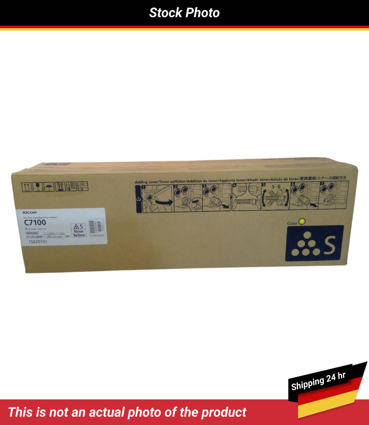 RICOH PRO C7100 TONER NEON YELLOW