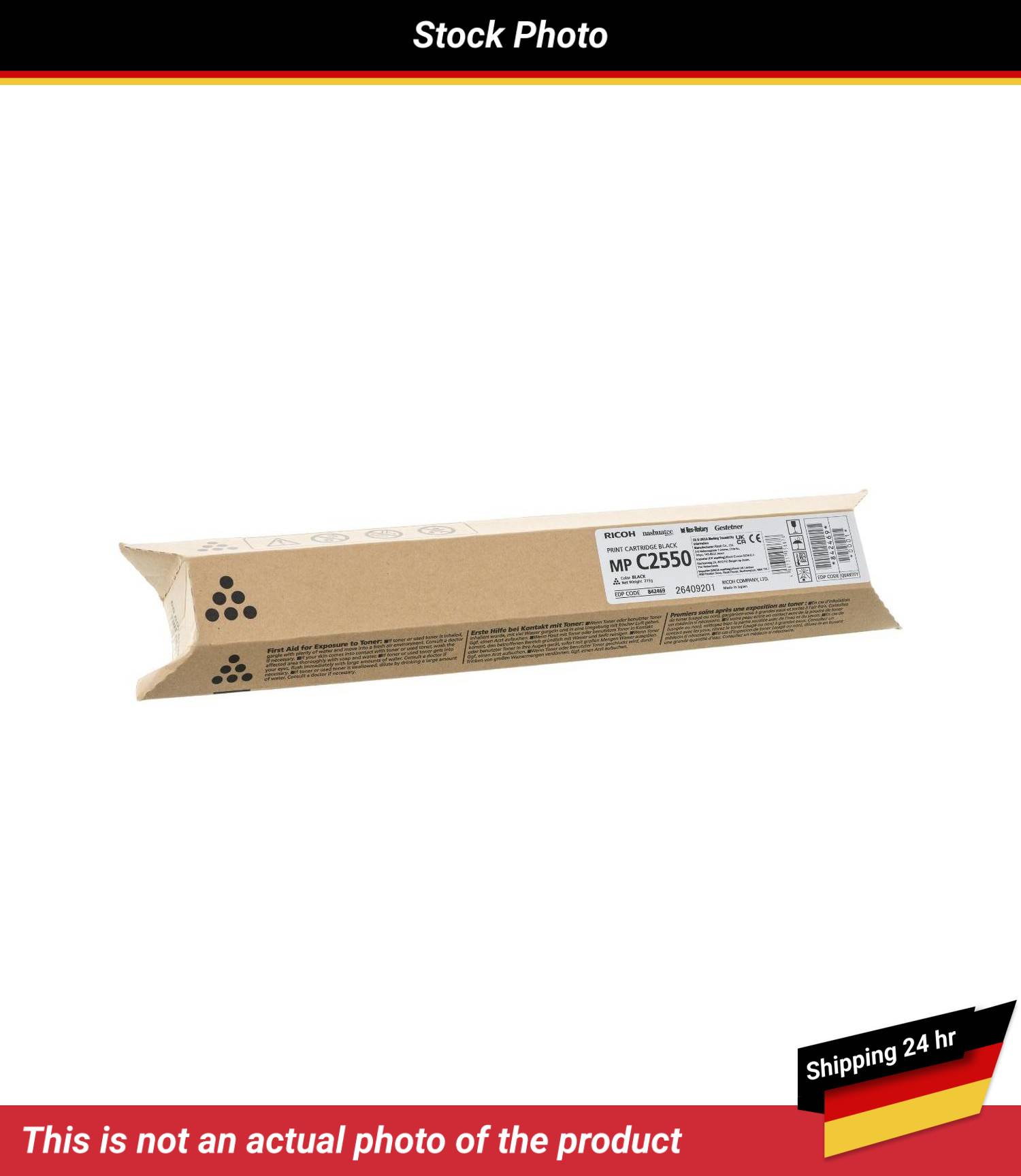 RICOH MP C2550 TONER CTG BLACK