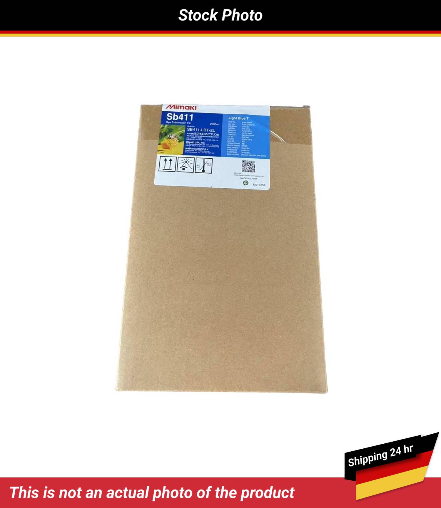 MIMAKI SB411 DYE SUBLIMATION INK LIGHT BLUE 2L