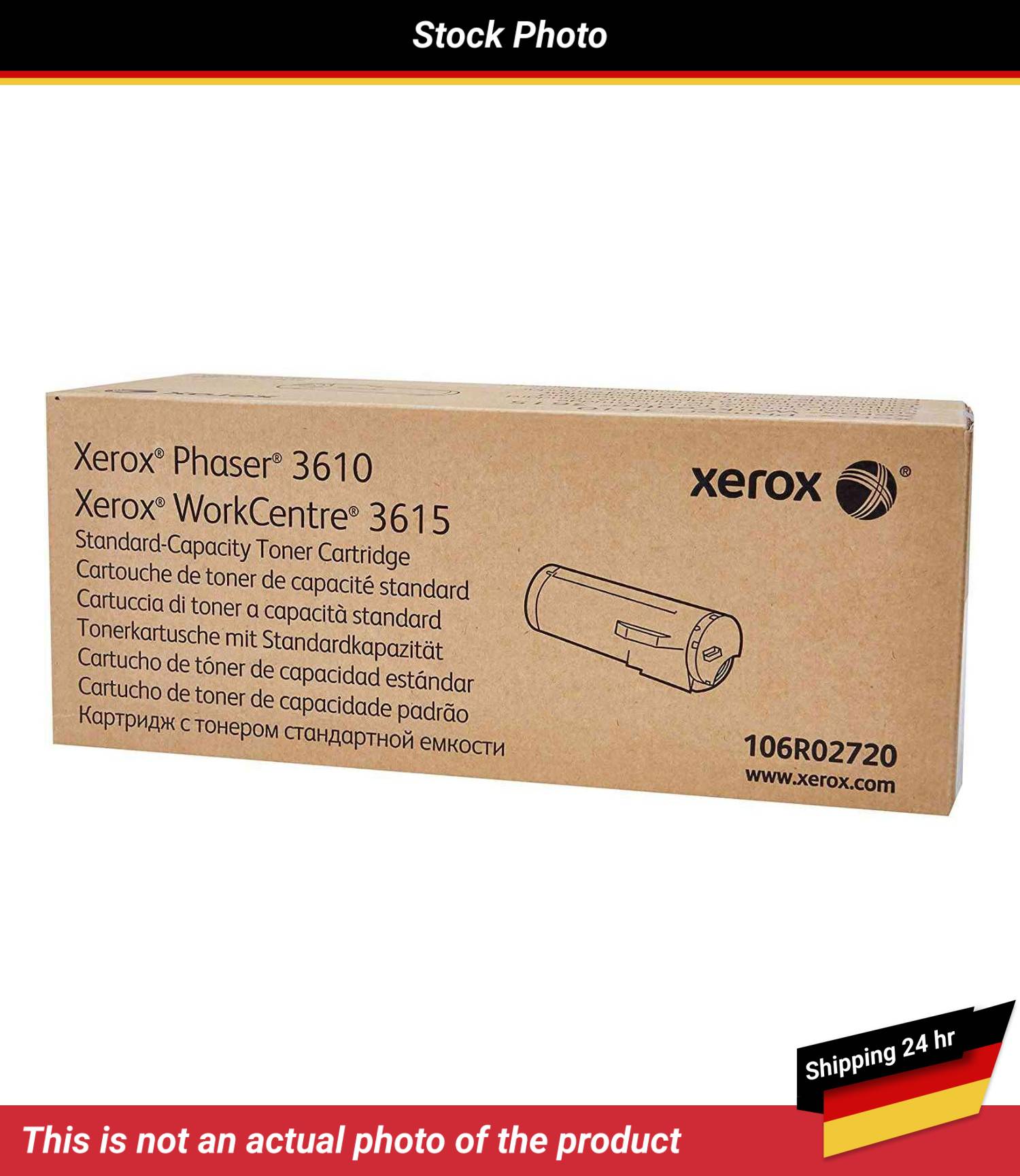 XEROX PHASER 3610 WC 3615 TONER CARTRIDGE BLACK 5.9K