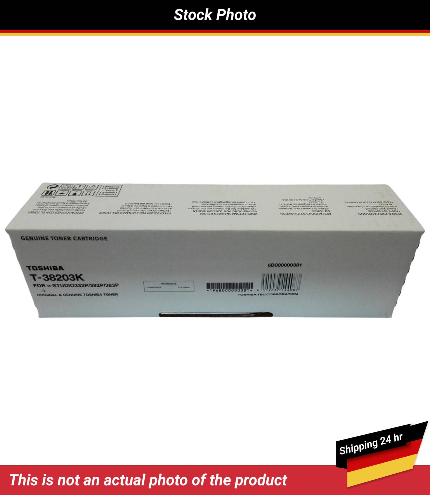 TOSHIBA E-STUDIO 382P TONER BLACK