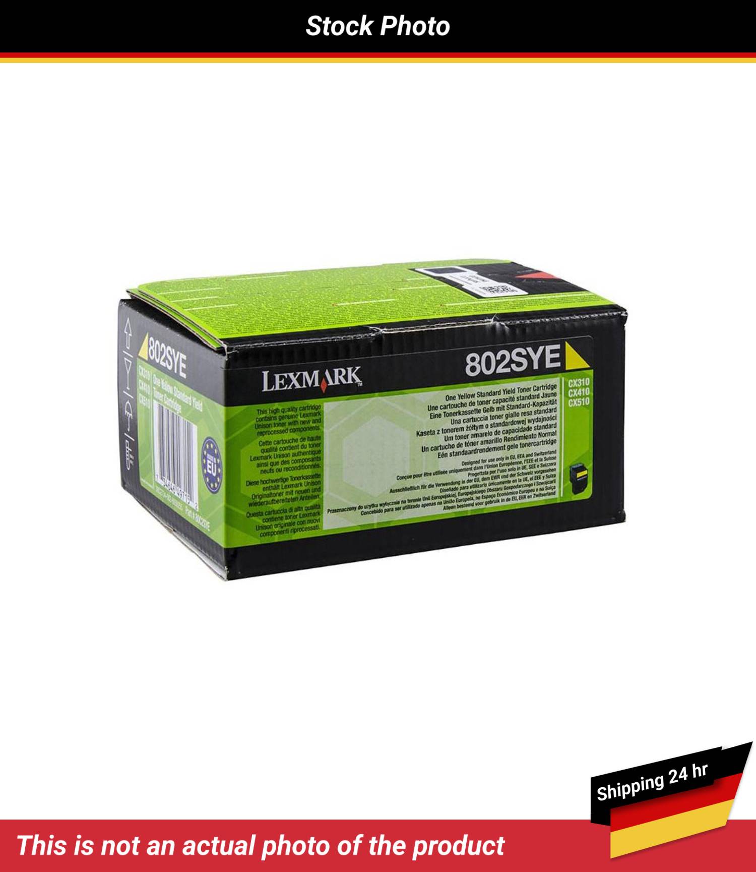 LEXMARK 802SYE CORPORATE TONER CARTRIDGE YELLOW 2K