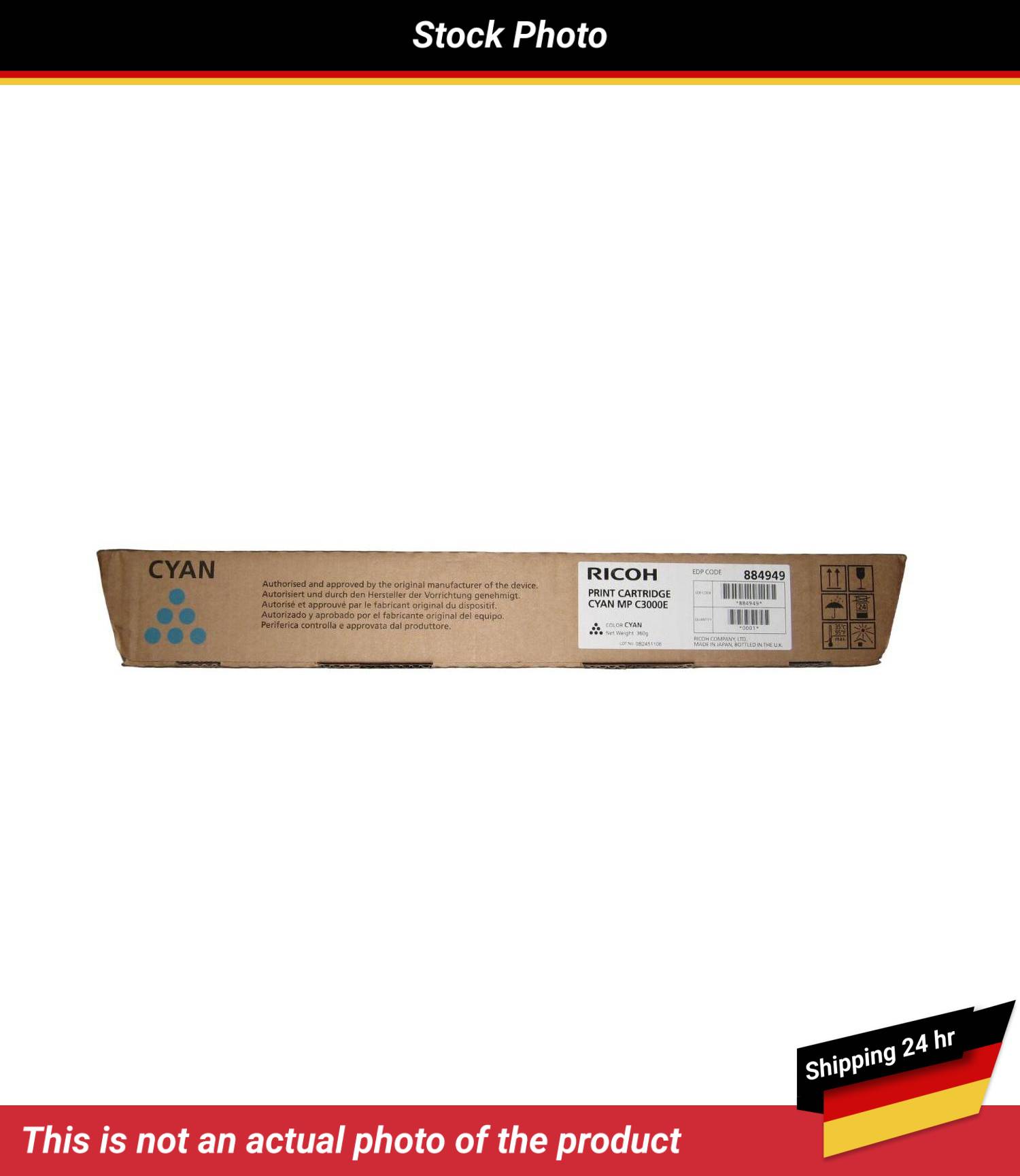 RICOH MP C3000E PRINT CARTRIDGE CYAN