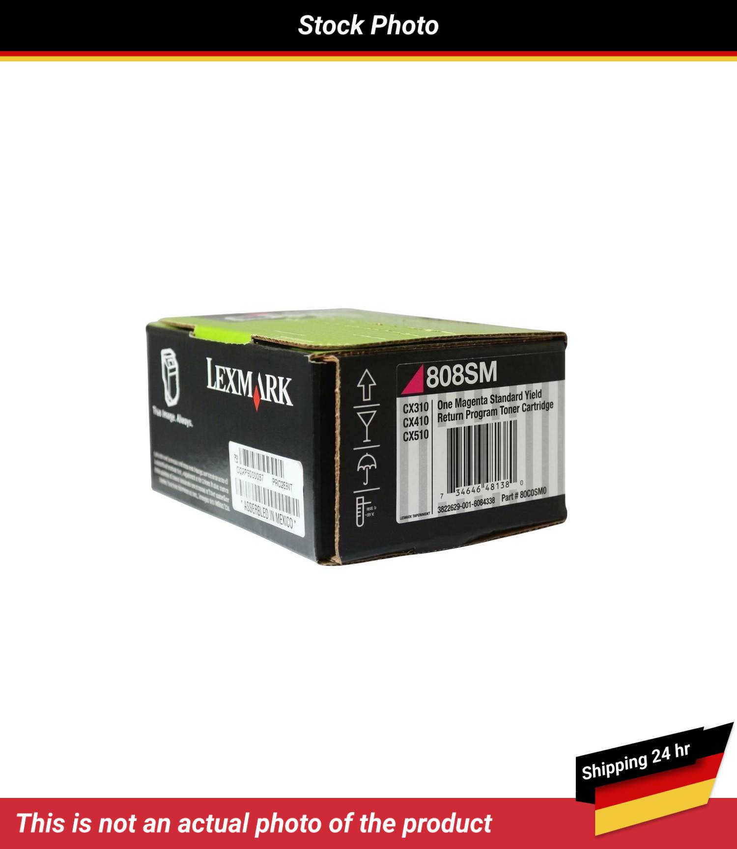 LEXMARK 808SM TONER CARTRIDGE MAGENTA RP 2K