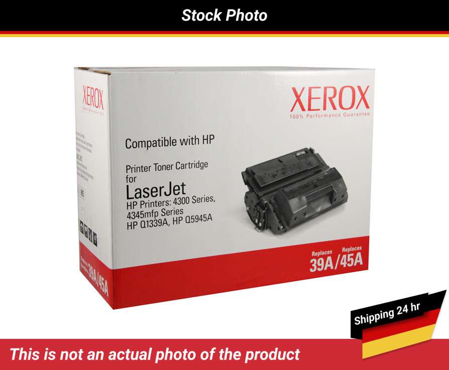 XEROX FOR HP 39A 45A TONER CART BLACK NON-OEM