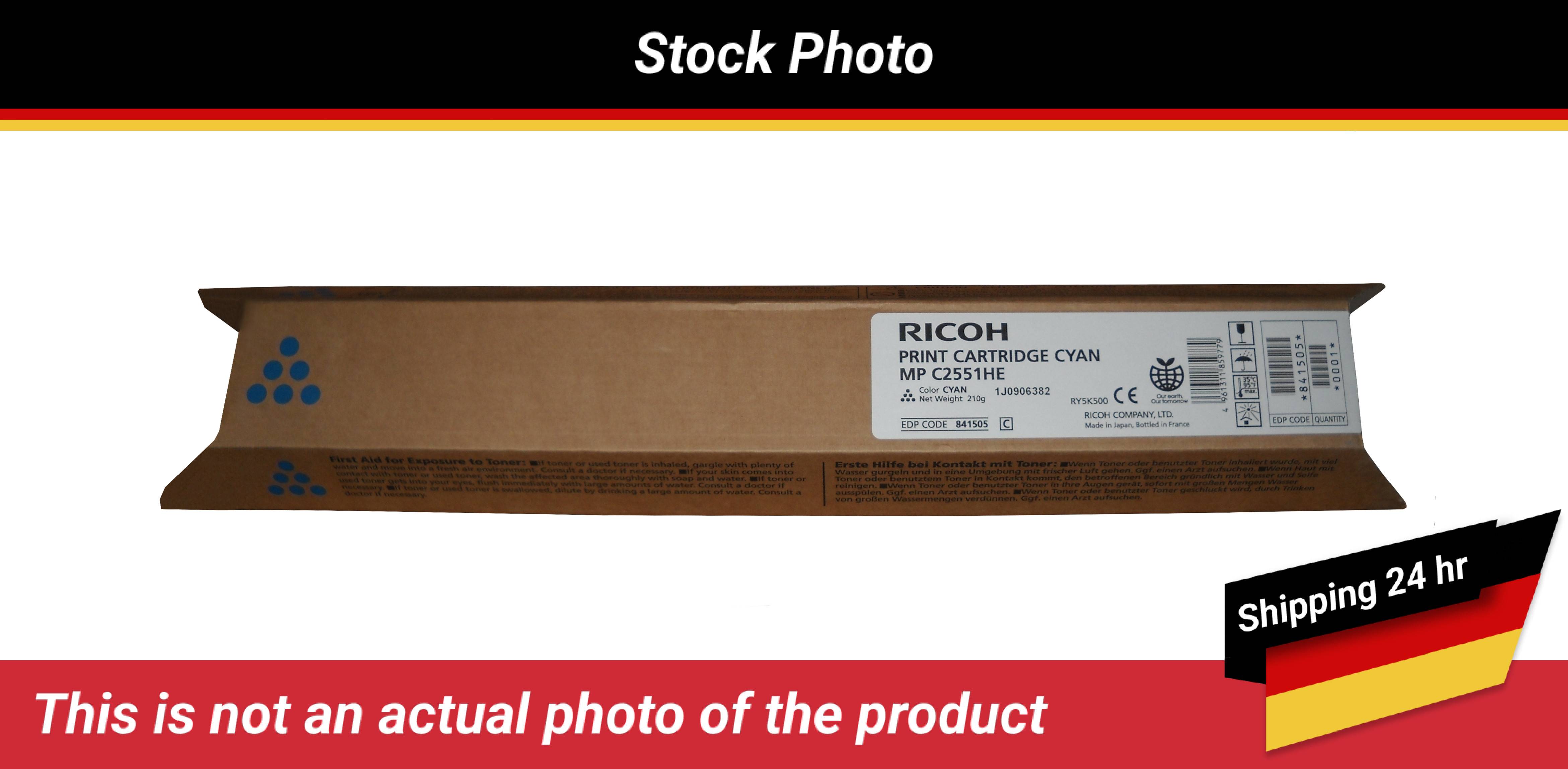 RICOH MP C2551HE PRINT CARTRIDGE CYAN