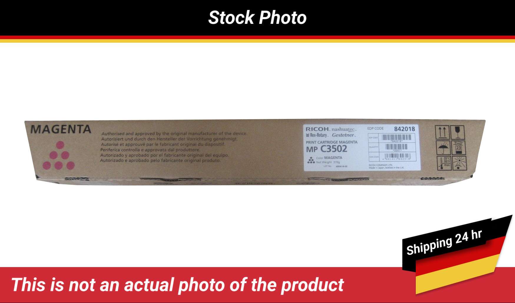 RICOH AFICIO MP C3502 TONER MAGENTA