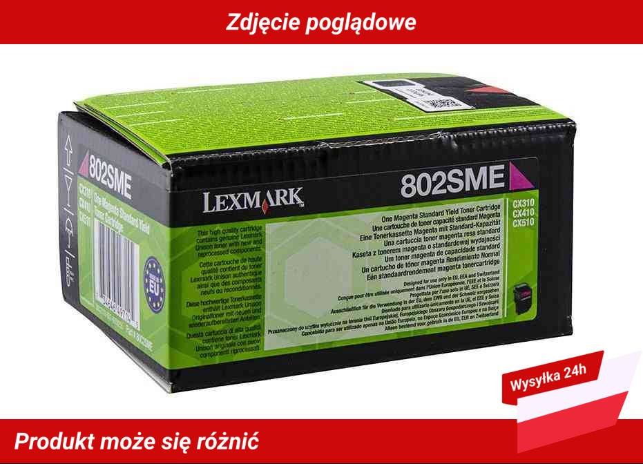 LEXMARK 802SME CORPORATE TONER CARTRIDGE MAGENTA 2K