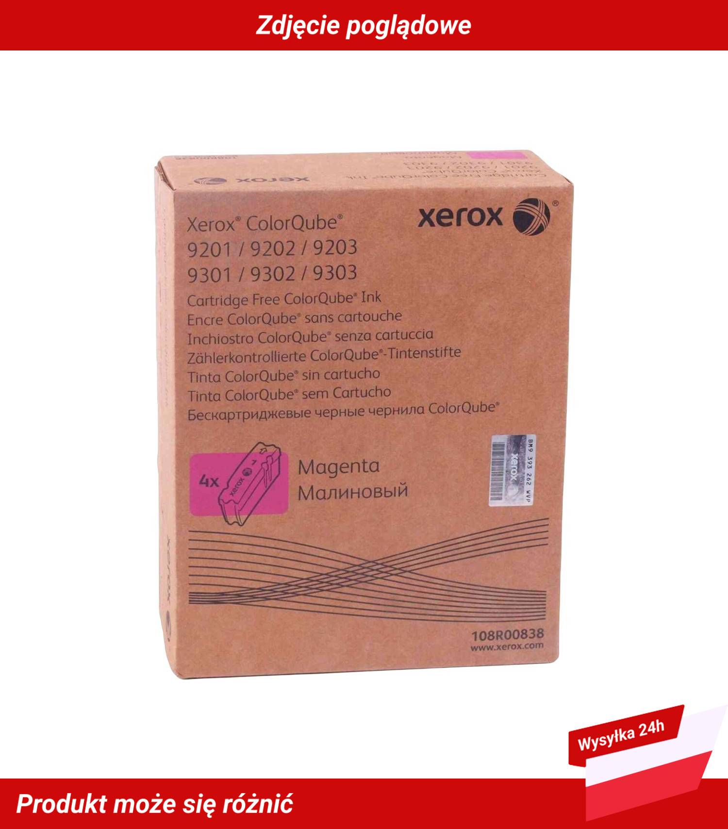 XEROX COLORQUBE 9201 DMO INK MAGENTA