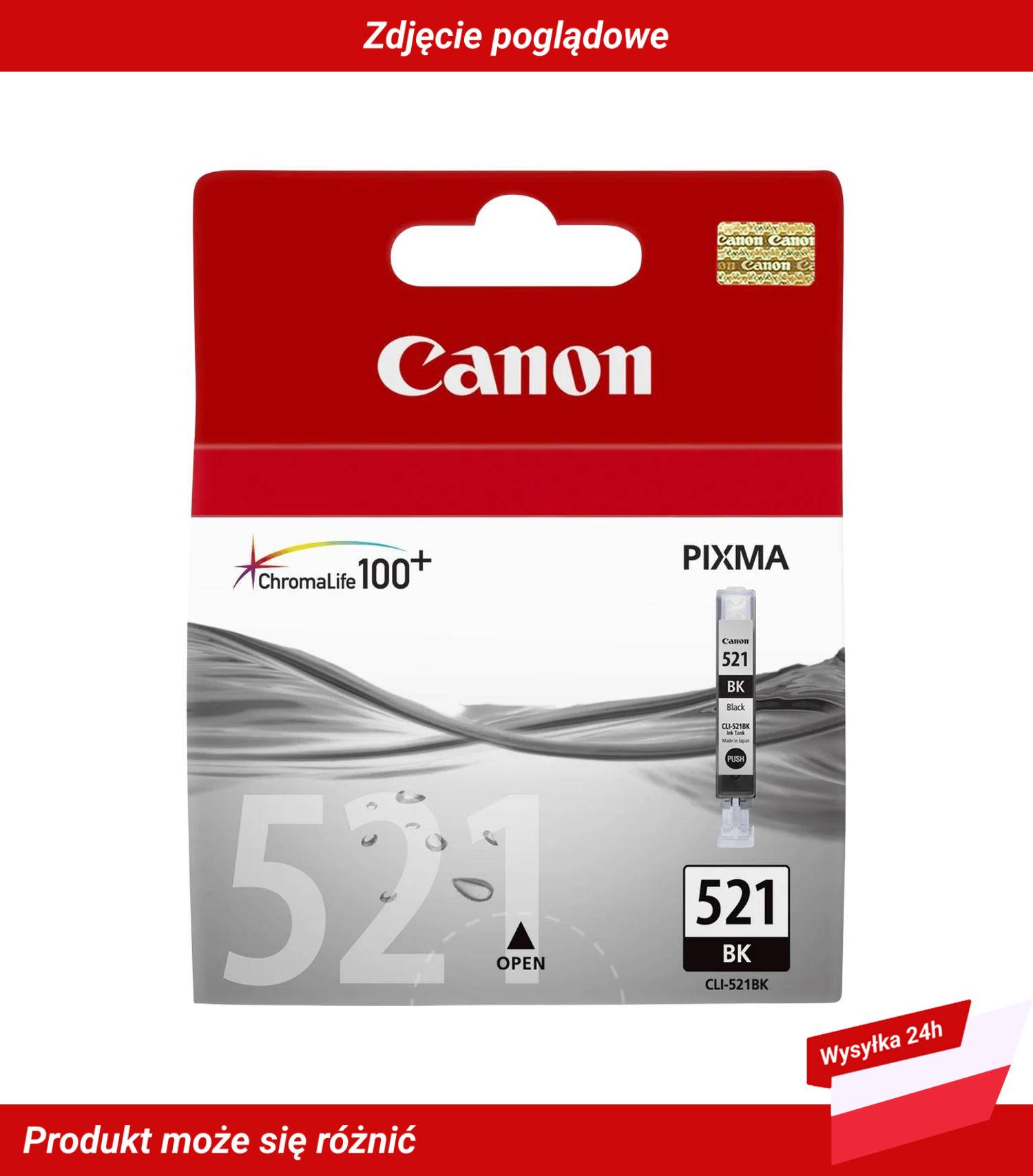 CANON CLI-521BK INK TANK BLACK