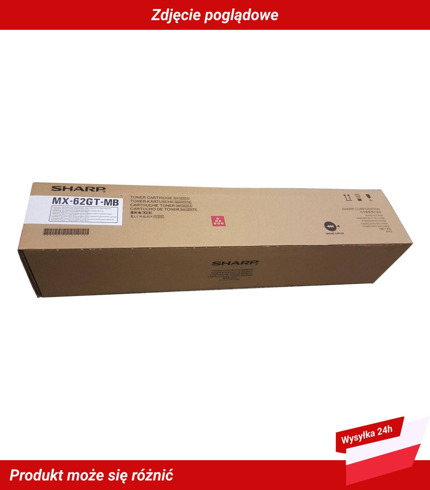 SHARP MX-6240N TONER CARTRIDGE MAGENTA